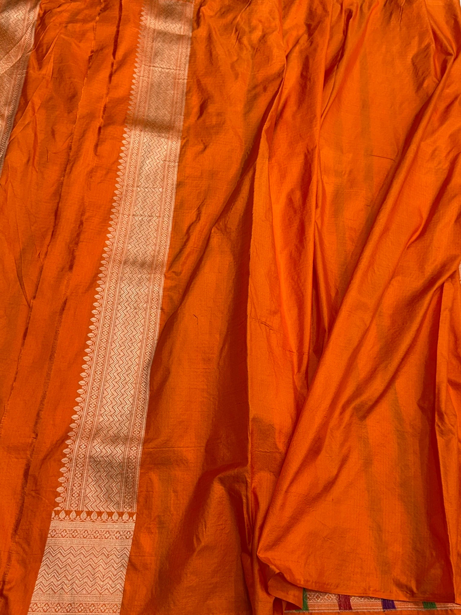 Banarasi Minakari Pure Silk Brocade Saree | 100% Pure Katan Silk - Image 2
