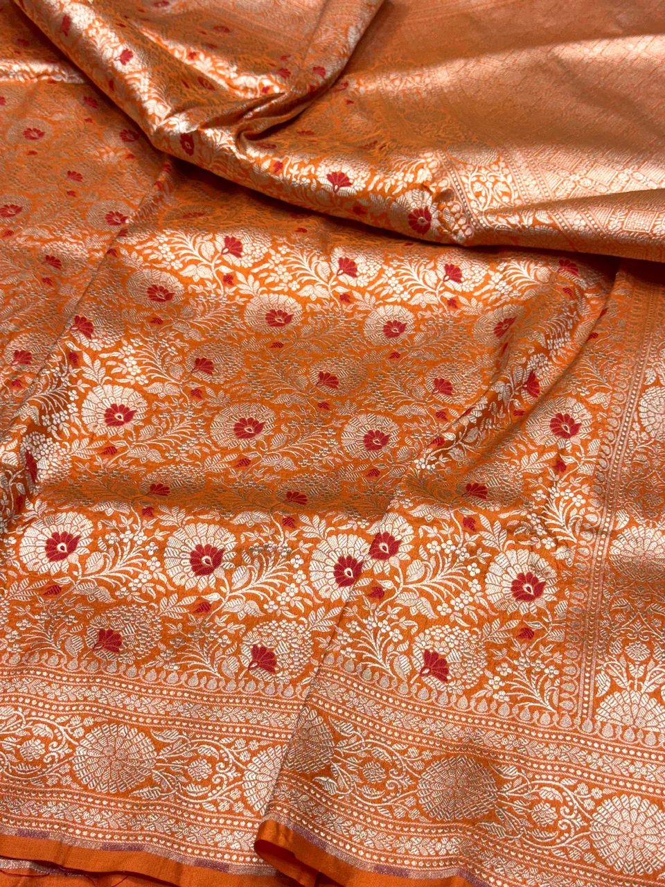 Banarasi Minakari Pure Katan Silk Brocade Saree – Rich Traditional Brocade Weave - Image 6