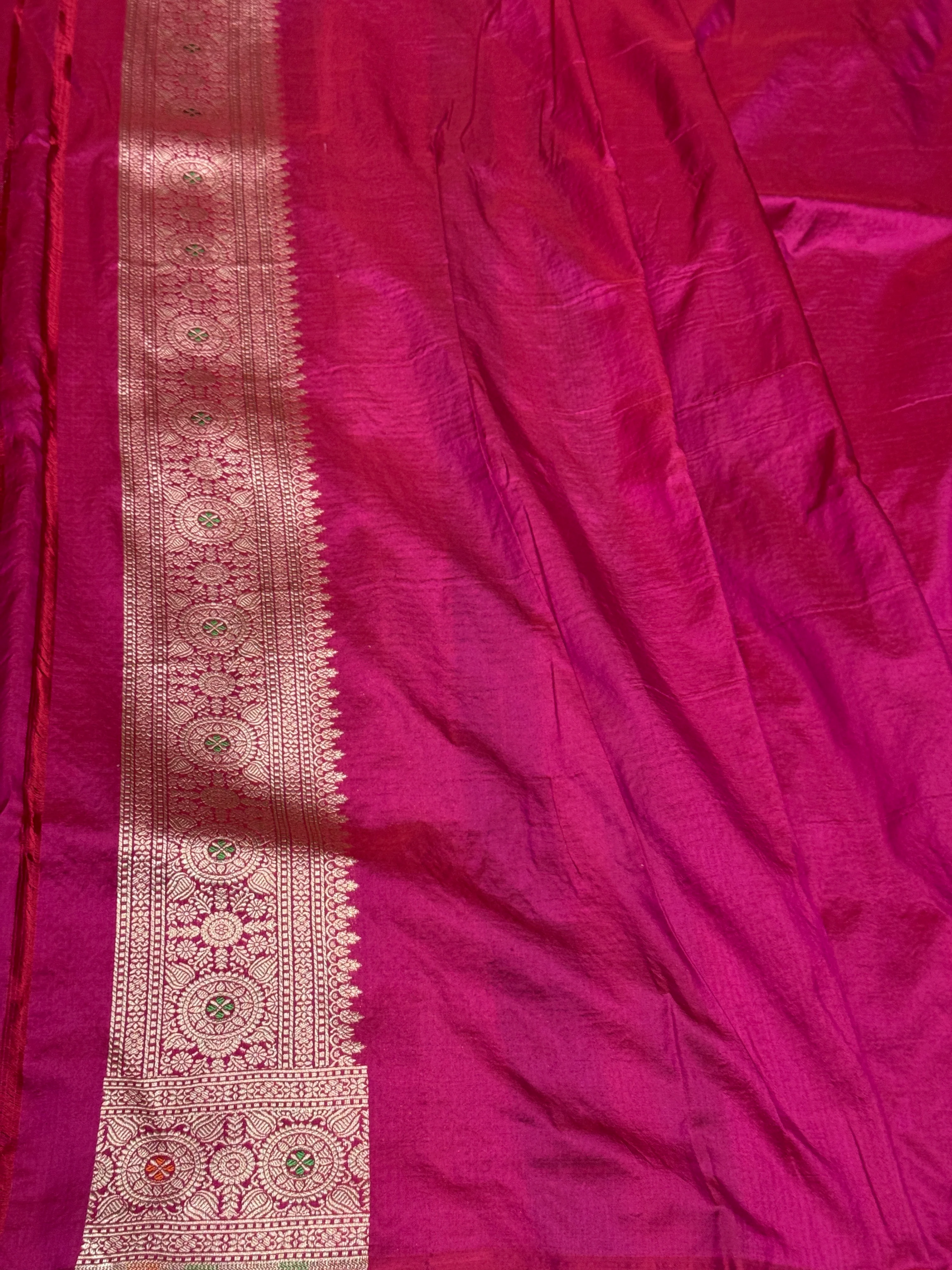 Banarasi Minakari Pure Katan Silk Brocade Saree – Rich Traditional Brocade Weave - Image 8