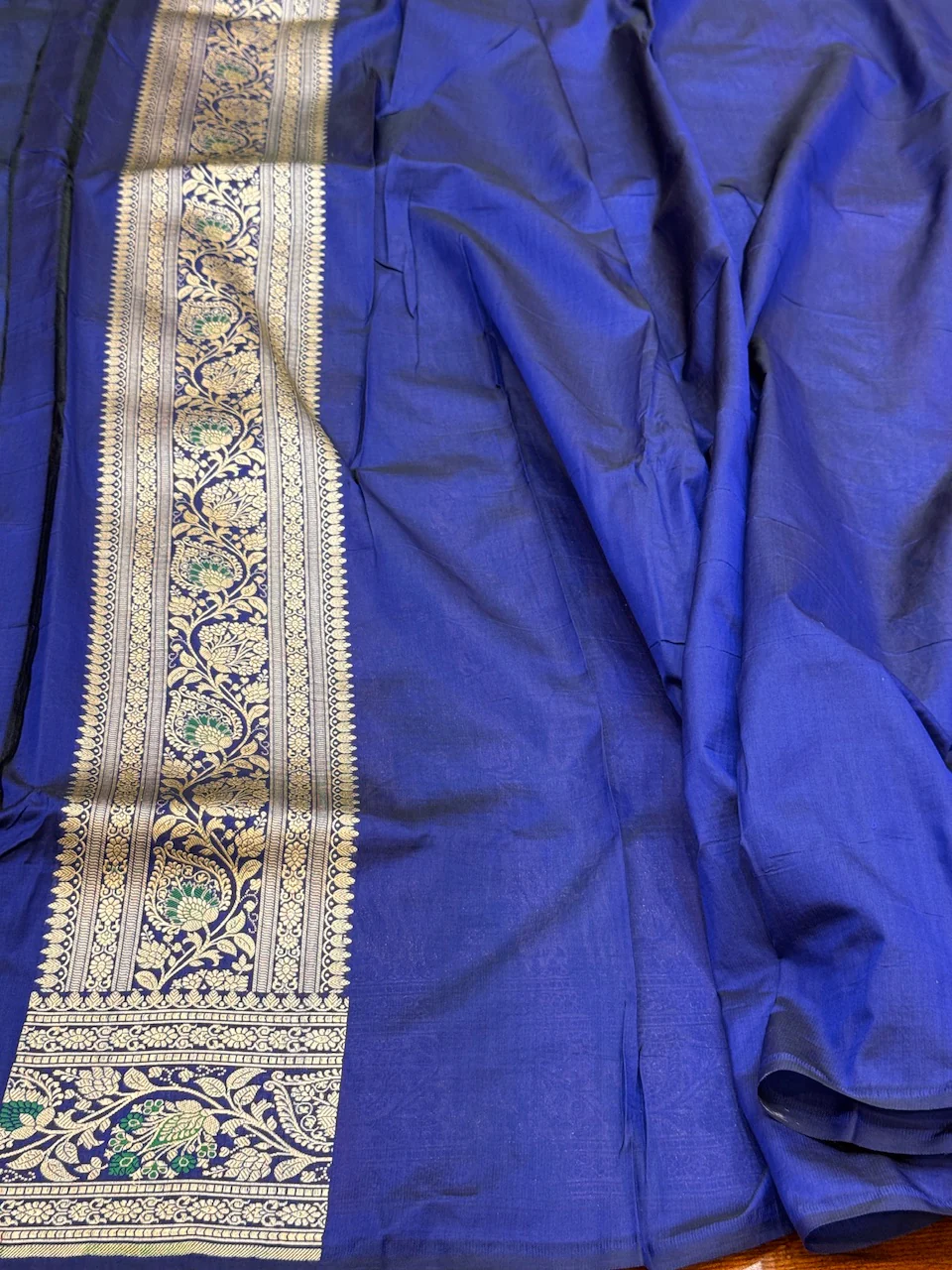 Banarasi Minakari Pure Katan Silk Saree | Pure Silk | Minakari Work | Cutwork Technique | Banarasi Katan Silk Saree - Image 6