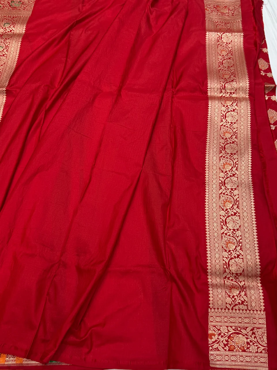 Banarasi Minakari Pure Katan Silk Saree | Pure Silk | Minakari Work | Cutwork Technique | Banarasi Katan Silk Saree - Image 7
