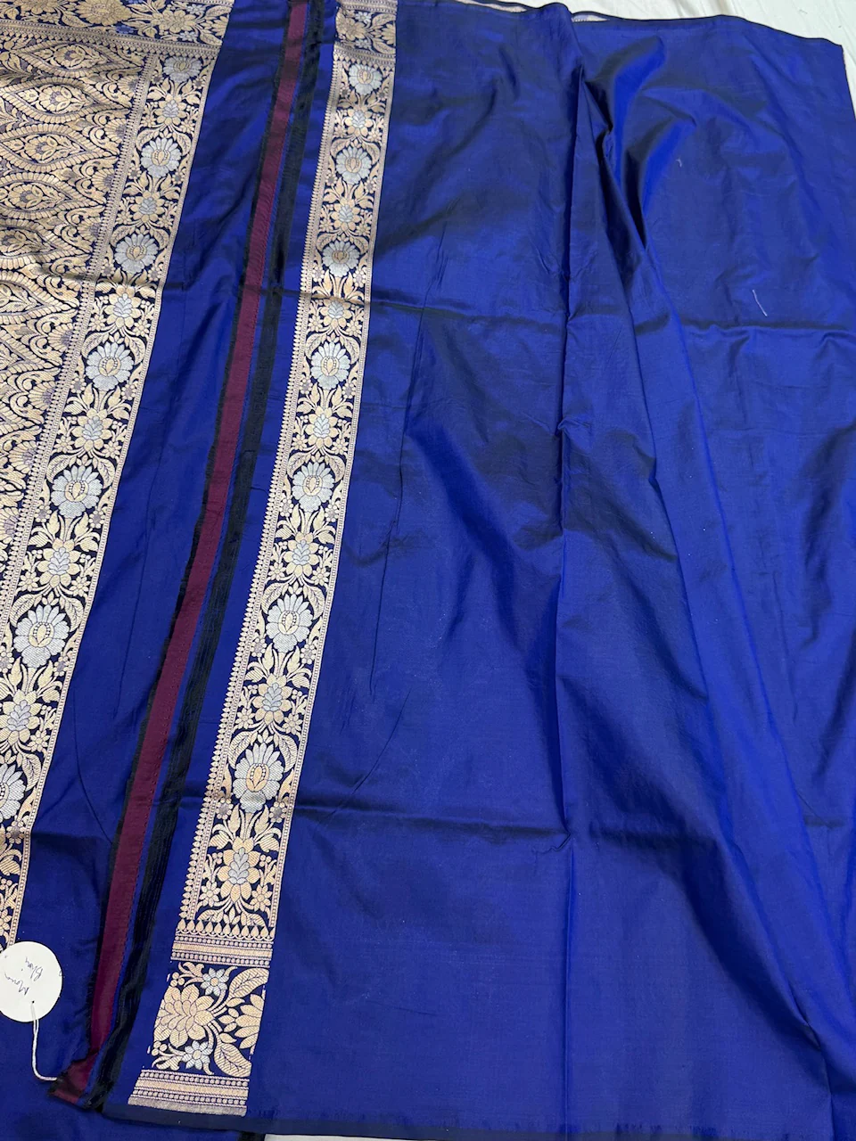Orange Banarasi Minakari Pure Katan Silk Saree | Pure Silk | Minakari Work | Cutwork Technique | Banarasi Katan Silk Saree - Image 7