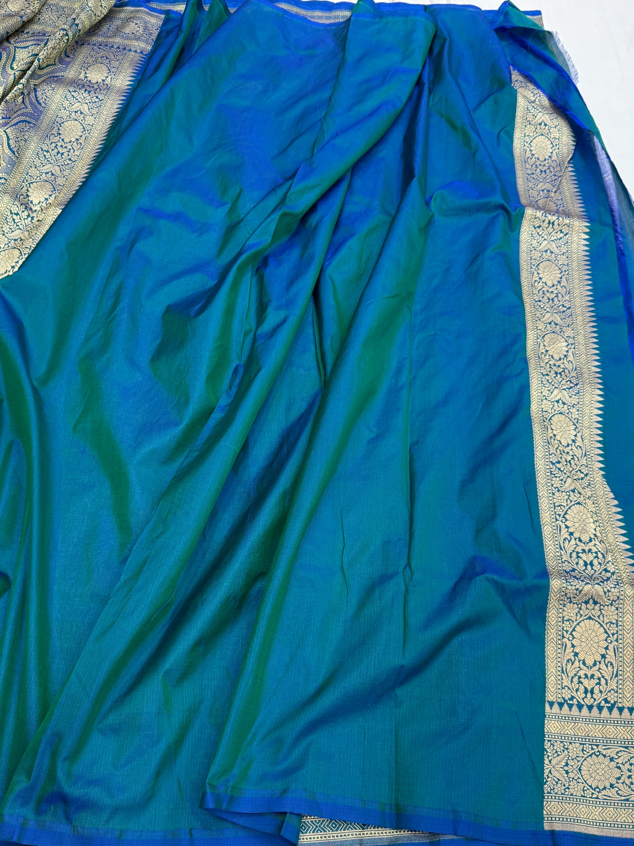 Banarasi Pure Katan Silk Saree | Pure Silk | Cutwork Technique | Banarasi Katan Silk Saree - Image 2
