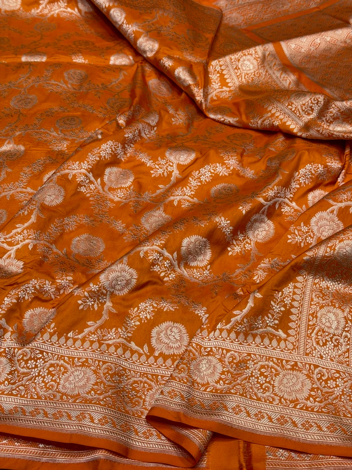 Banarasi Pure Katan Silk Saree | Pure Silk | Cutwork Technique | Banarasi Katan Silk Saree