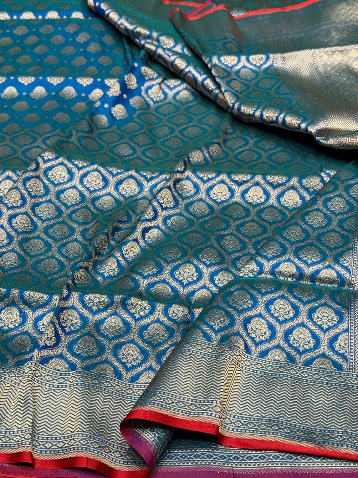 Banarasi Pure Katan Silk Saree | Pure Silk | Cutwork Technique | Banarasi Katan Silk Saree