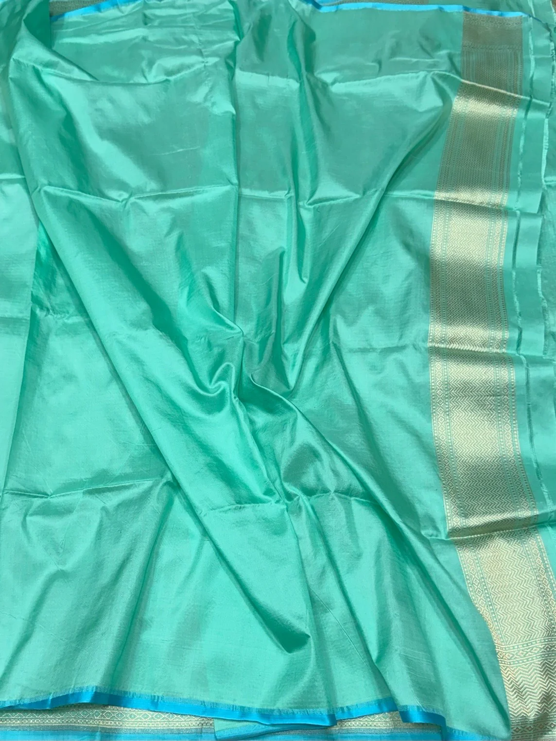 Banarasi Pure Katan Silk Saree | Pure Silk | Cutwork Technique | Banarasi Katan Silk Saree - Image 11
