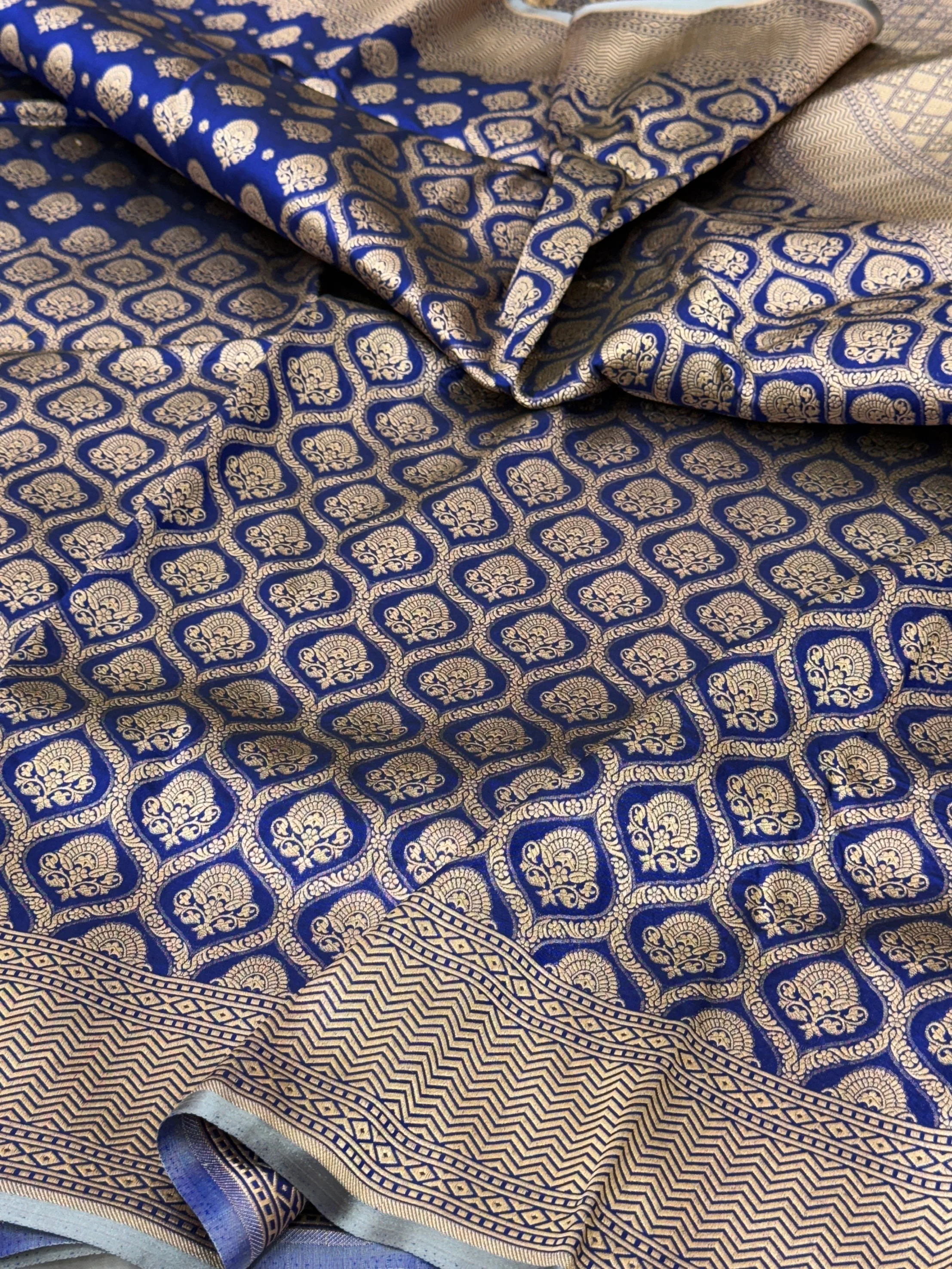 Banarasi Pure Katan Silk Saree | Pure Silk | Cutwork Technique | Banarasi Katan Silk Saree - Image 14