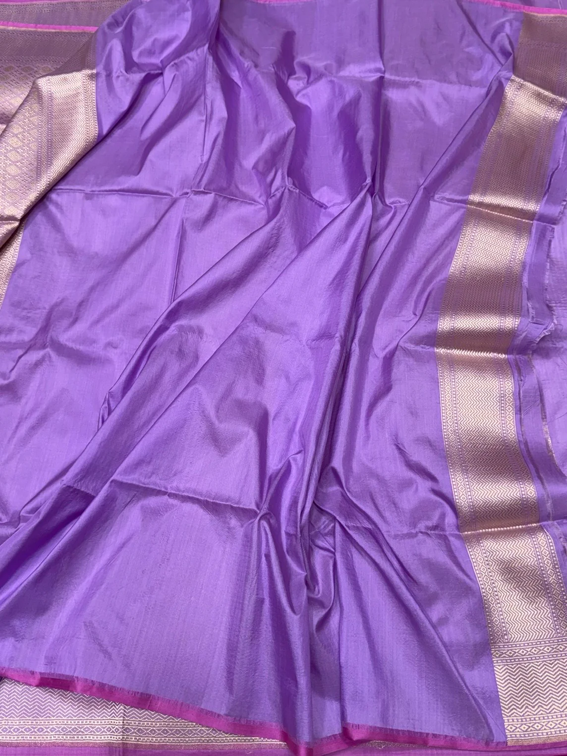 Banarasi Pure Katan Silk Saree | Pure Silk | Cutwork Technique | Banarasi Katan Silk Saree - Image 5