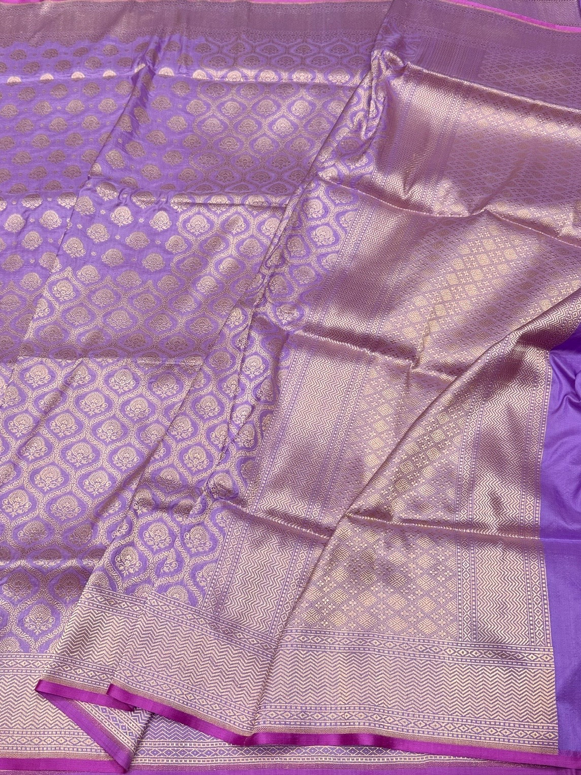 Banarasi Pure Katan Silk Saree | Pure Silk | Cutwork Technique | Banarasi Katan Silk Saree - Image 6