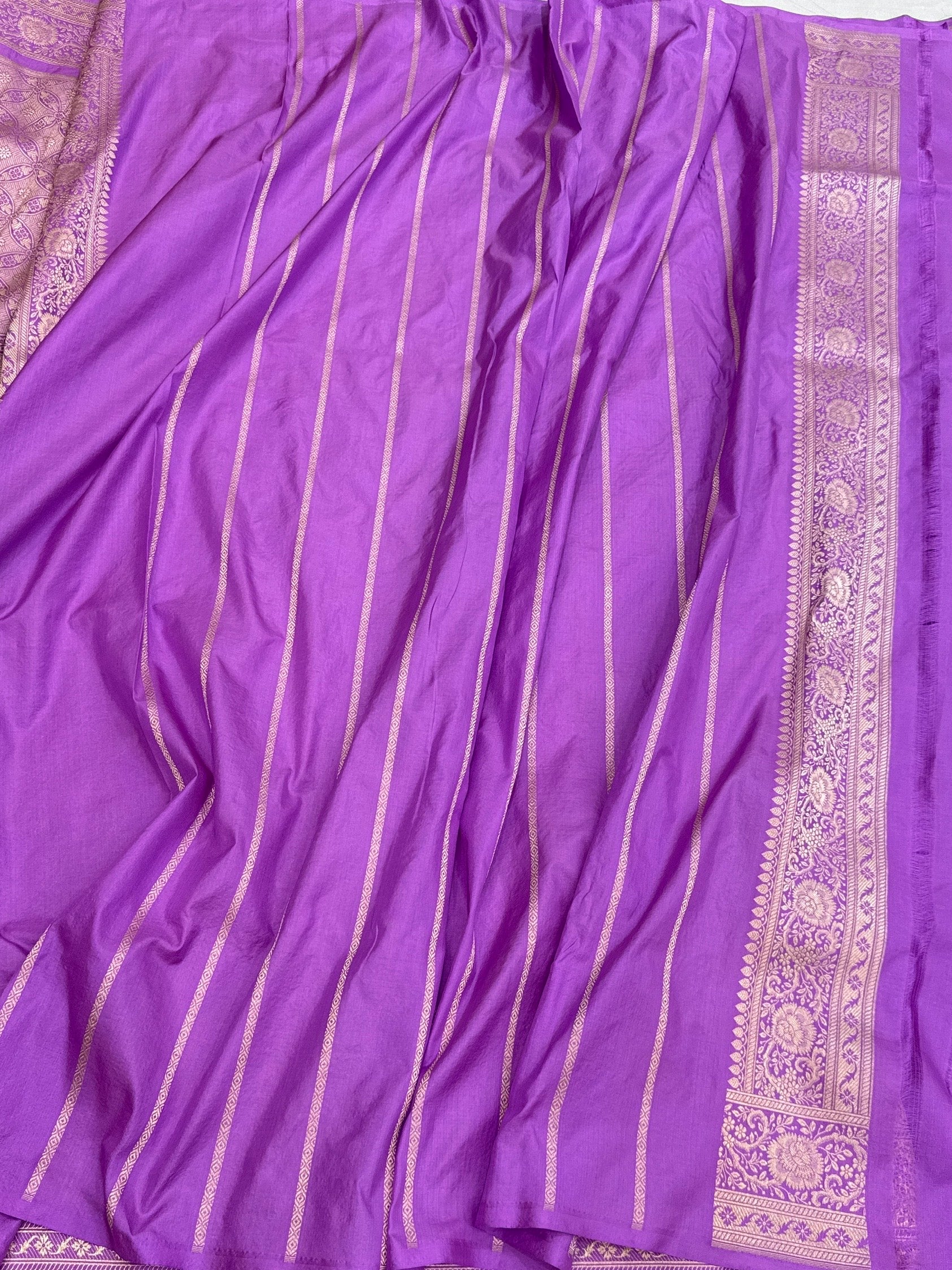 Banarasi Pure Katan Silk Saree | Pure Silk | Cutwork Technique | Banarasi Katan Silk Saree - Image 25