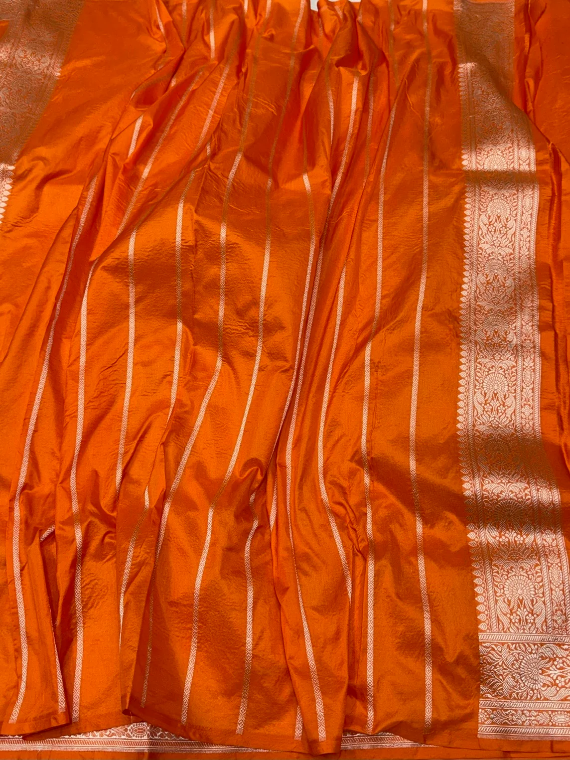 Banarasi Pure Katan Silk Saree | Pure Silk | Cutwork Technique | Banarasi Katan Silk Saree - Image 17