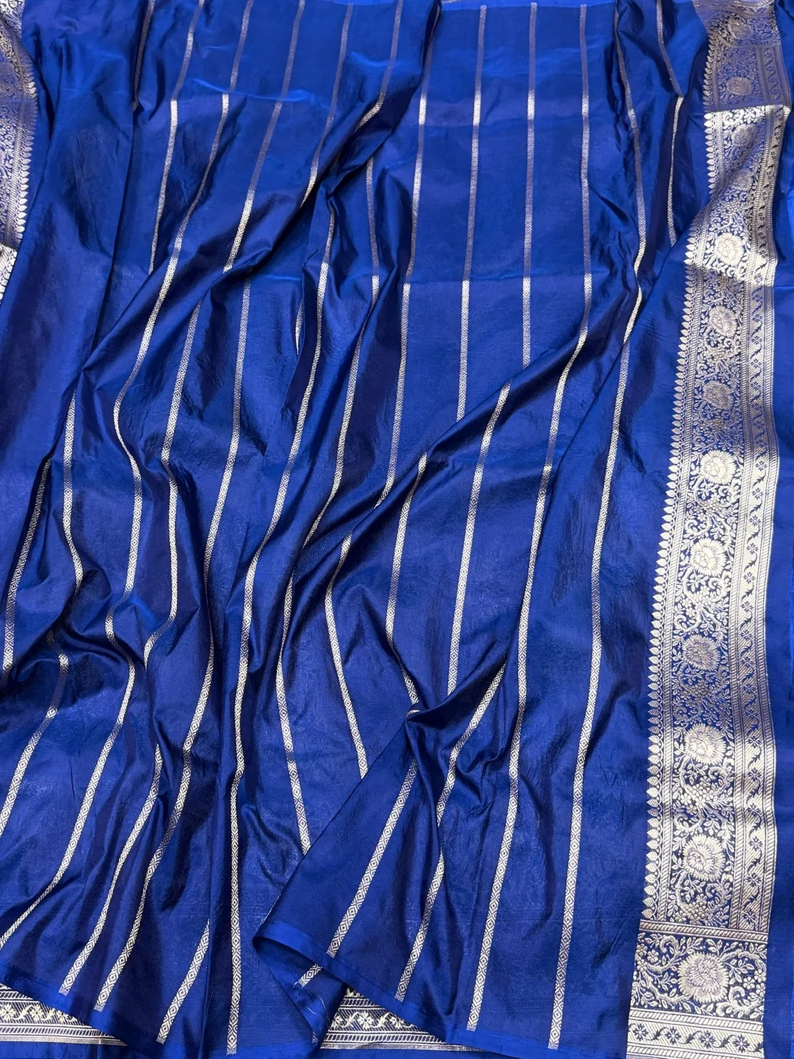 Banarasi Pure Katan Silk Saree | Pure Silk | Cutwork Technique | Banarasi Katan Silk Saree - Image 8