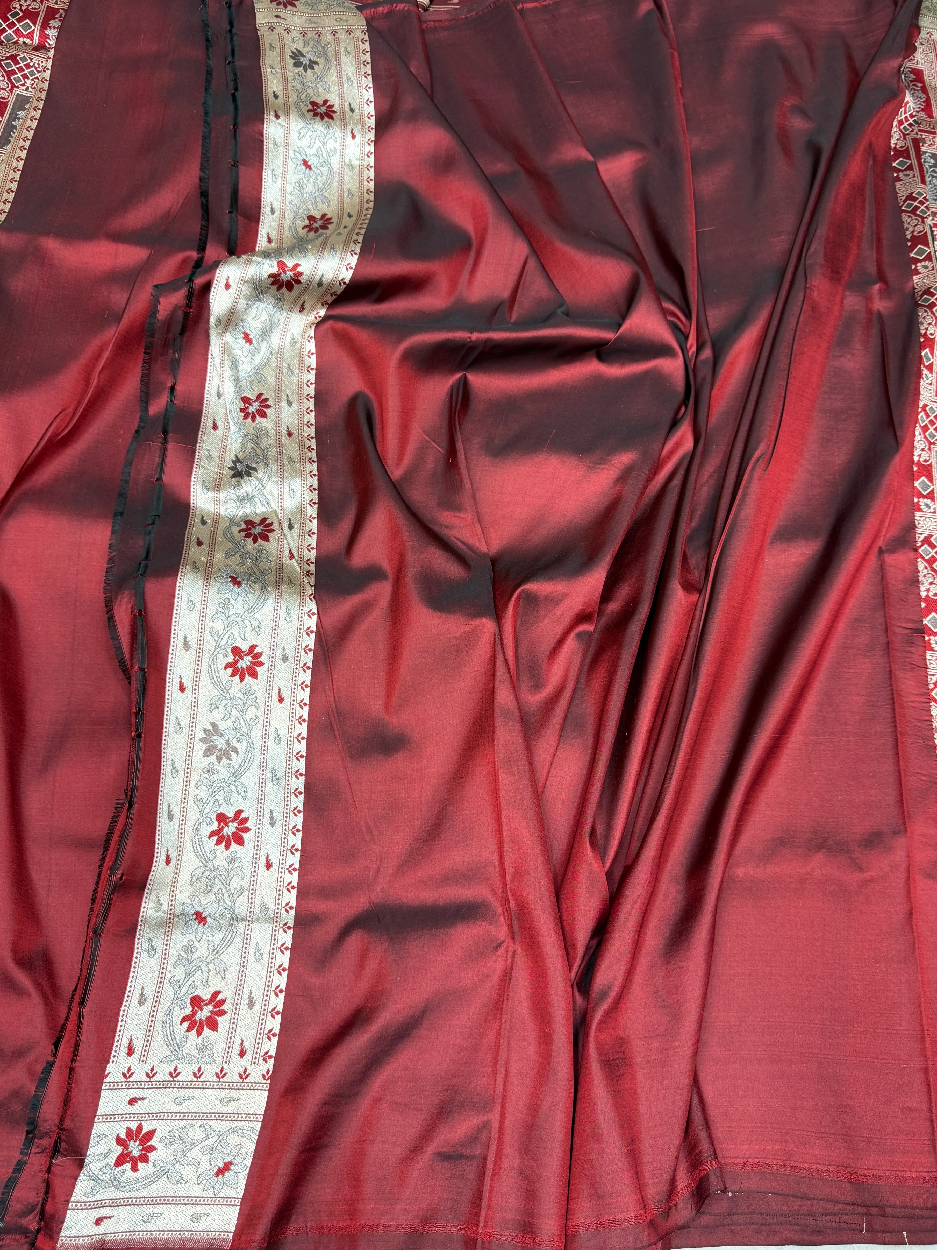 Multicolour Banarasi Pure Katan Silk Saree - Image 2
