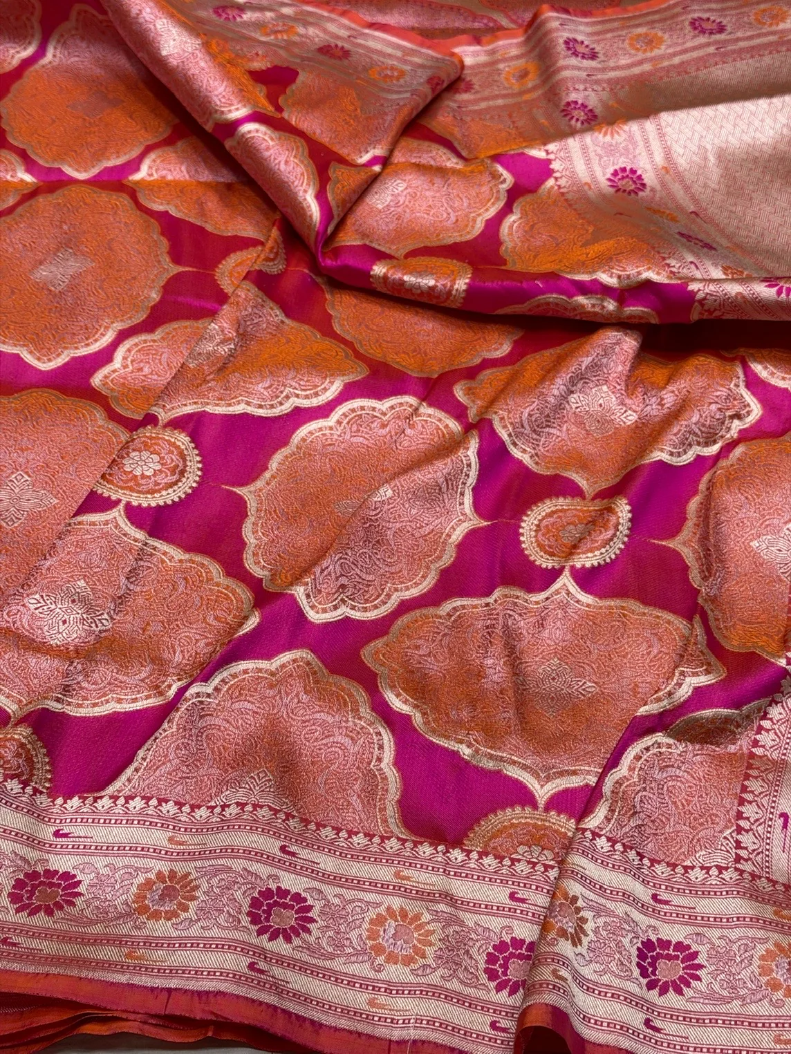 Banarasi Pure Multicolour Silk Saree