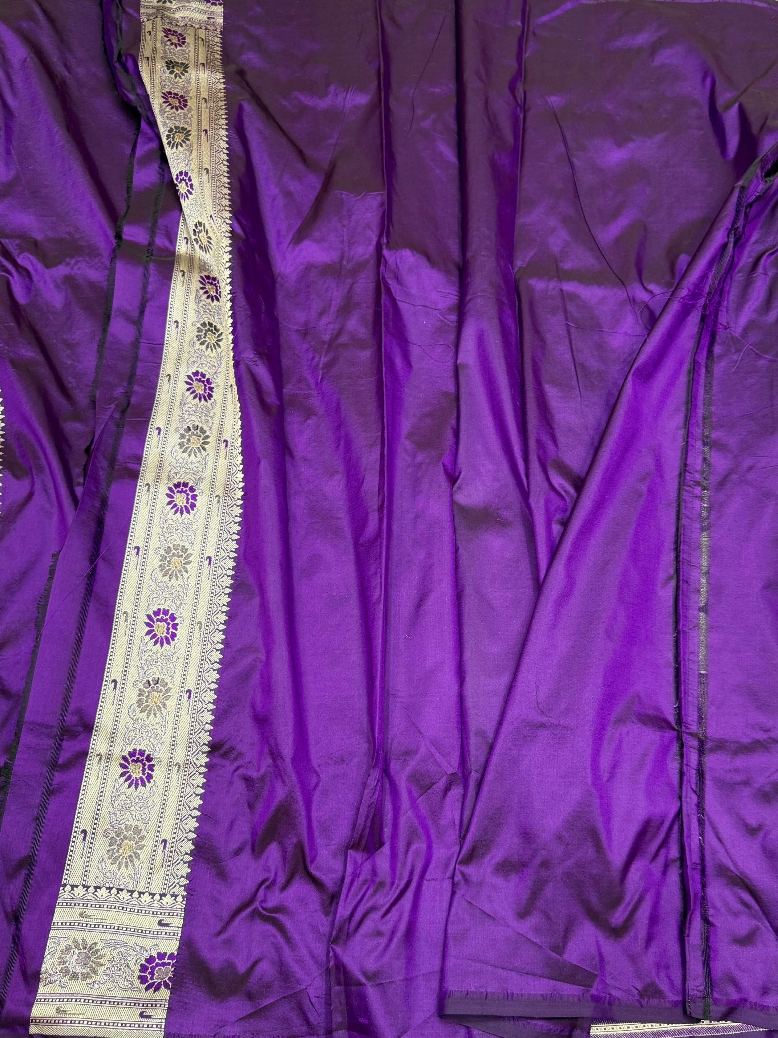 Banarasi Pure Multicolour Silk Saree - Image 5