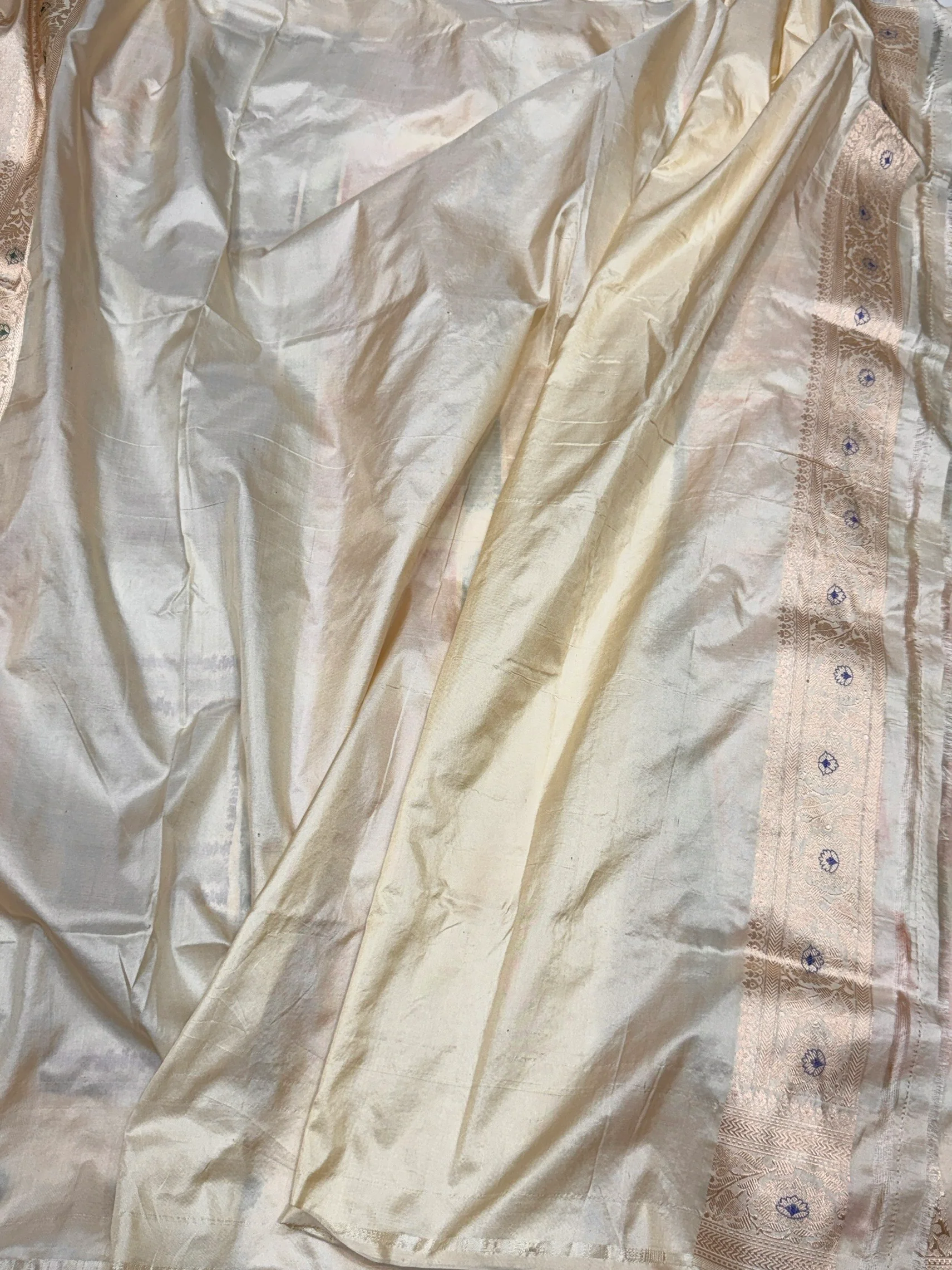 Multicolour Banarasi Pure Silk Saree - Image 5