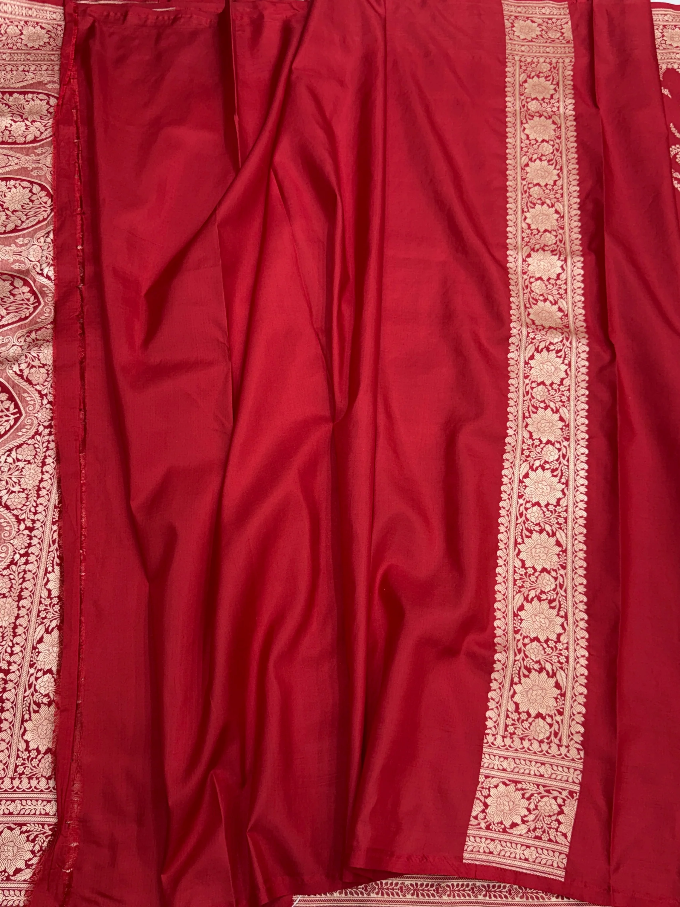 Banarasi Pure Katan Silk Saree | Pure Silk | Cutwork Technique | Banarasi Katan Silk Saree - Image 6