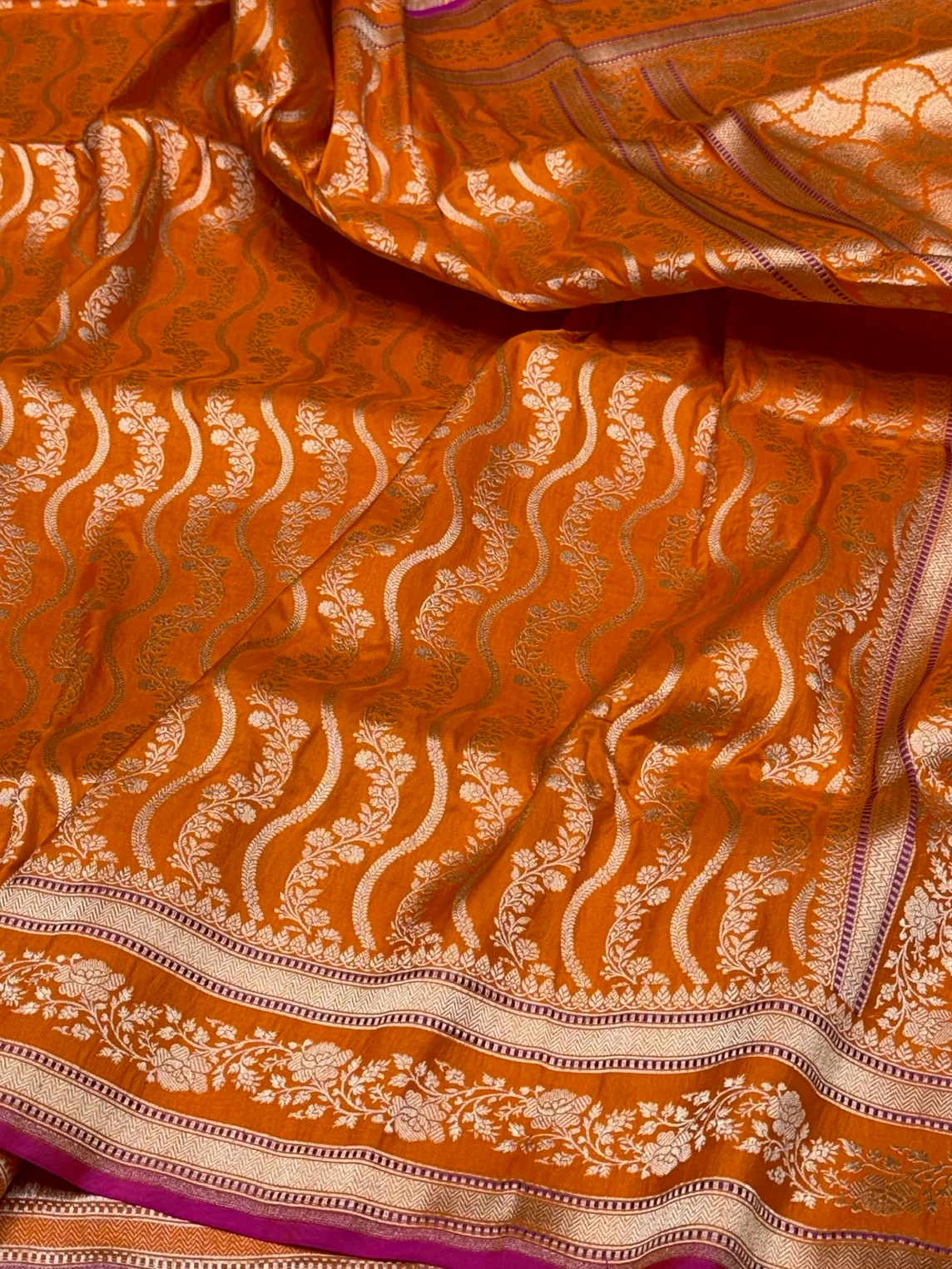 Banarasi Pure Katan Silk Saree | Pure Silk | Cutwork Technique | Banarasi Katan Silk Saree