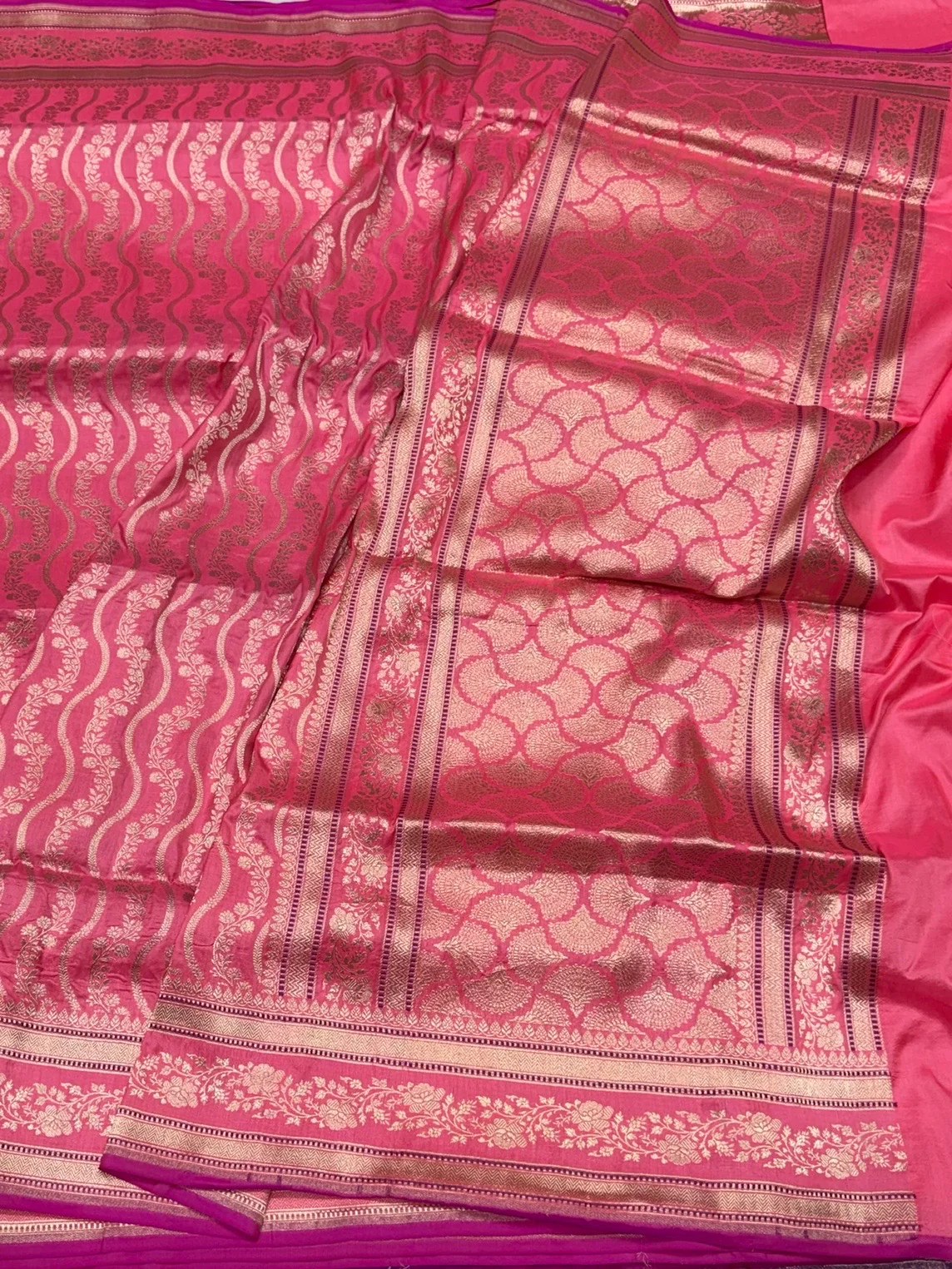 Banarasi Pure Katan Silk Saree | Pure Silk | Cutwork Technique | Banarasi Katan Silk Saree - Image 12