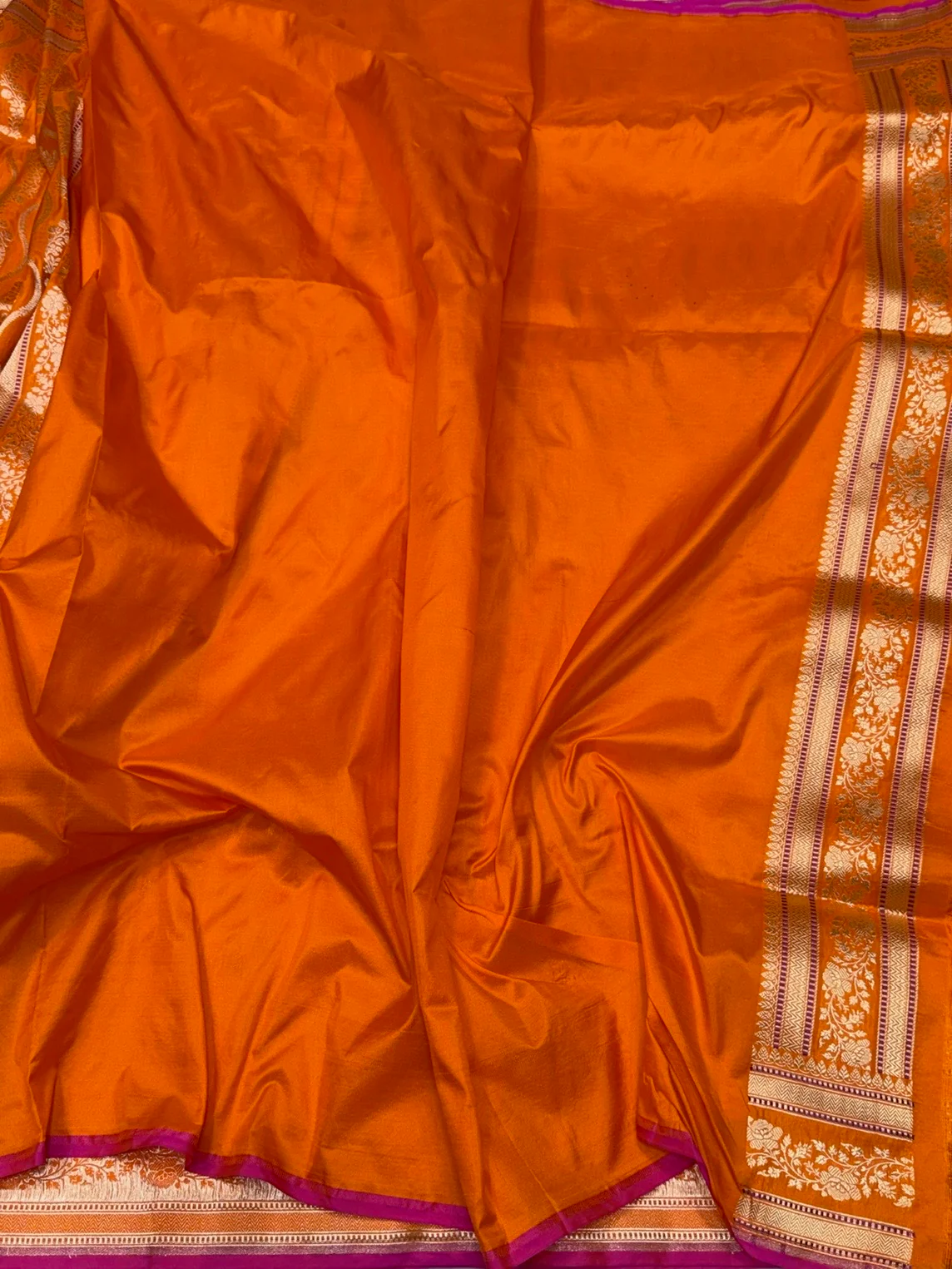 Banarasi Pure Katan Silk Saree | Pure Silk | Cutwork Technique | Banarasi Katan Silk Saree - Image 2