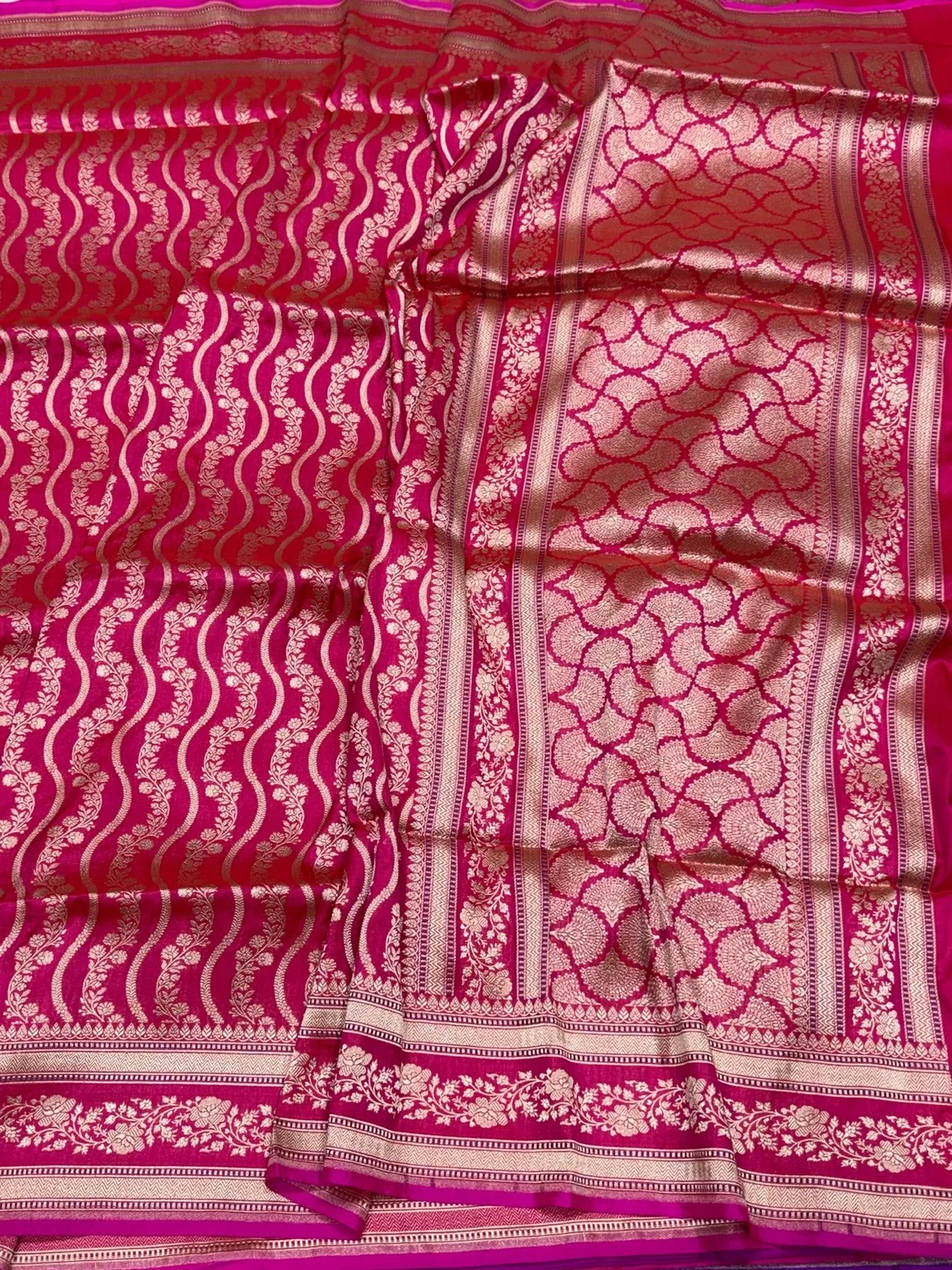 Banarasi Pure Katan Silk Saree | Pure Silk | Cutwork Technique | Banarasi Katan Silk Saree - Image 6