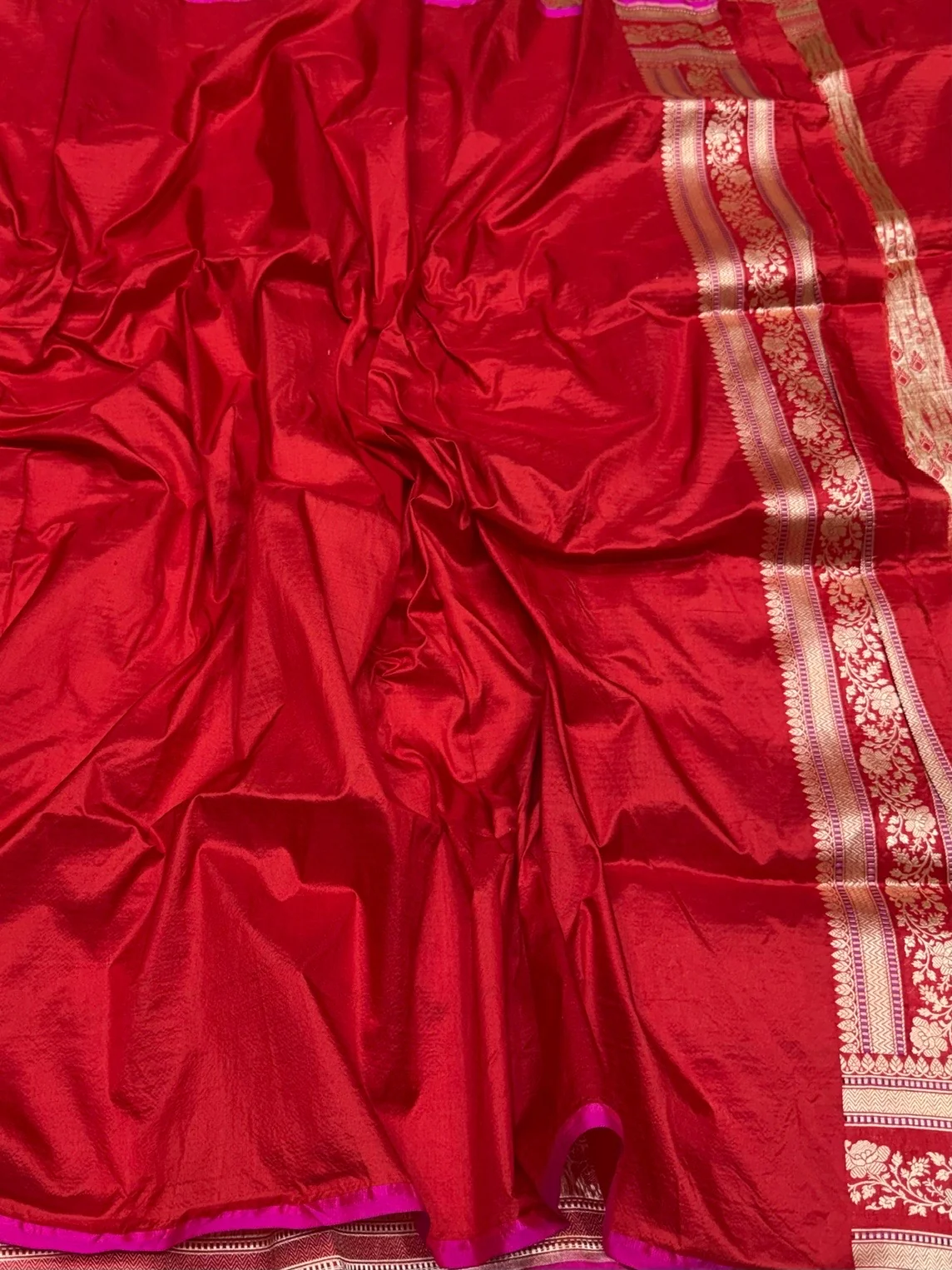 Banarasi Pure Katan Silk Saree | Pure Silk | Cutwork Technique | Banarasi Katan Silk Saree - Image 29
