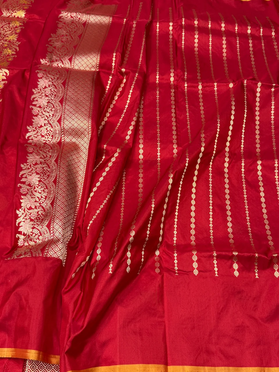Handwoven Pure Banarasi Silk Saree - Image 7