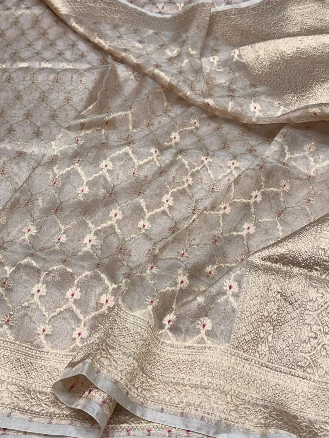 Gold Tissue Silk Saree