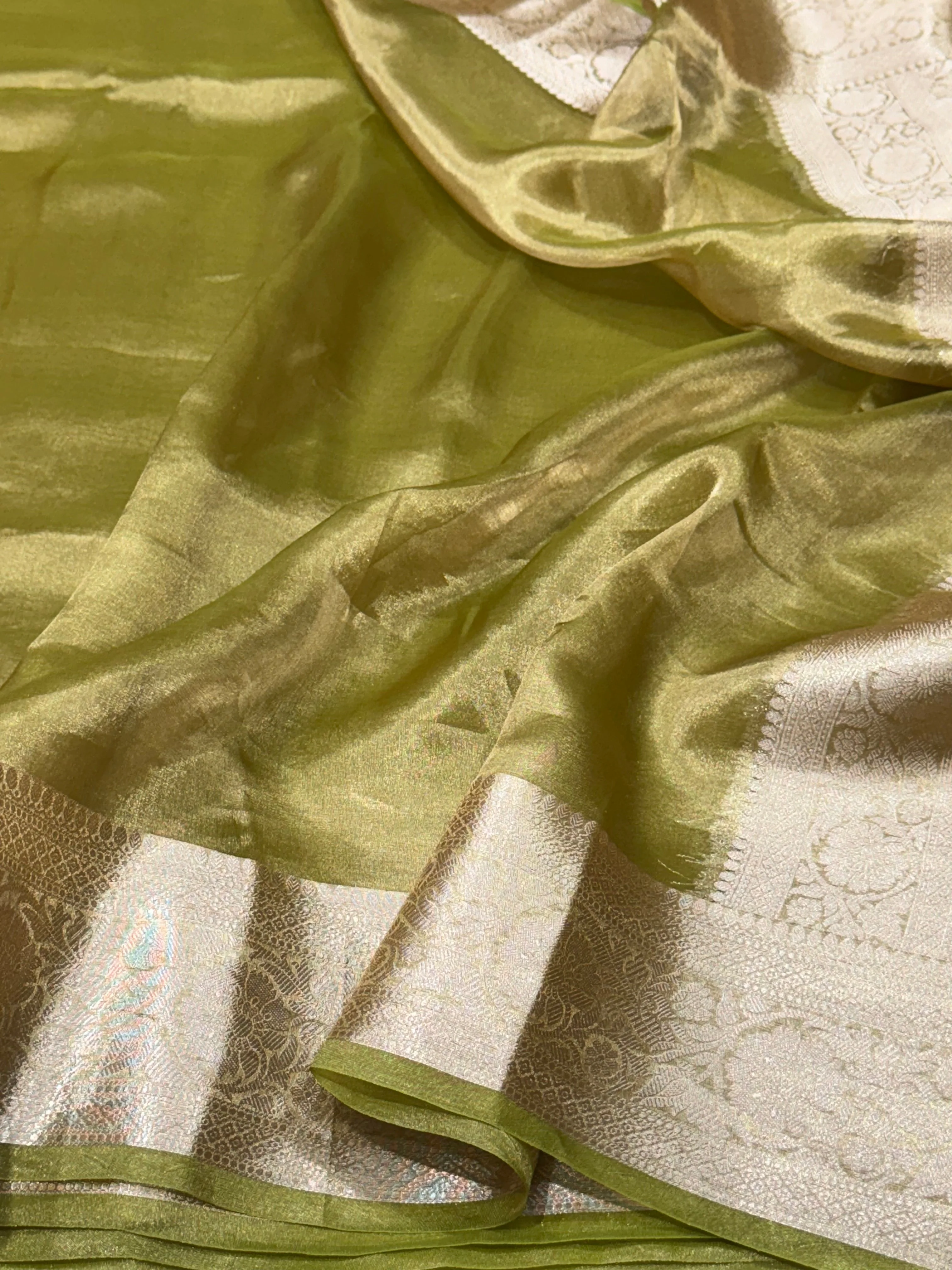 Pure Tissue Saree - Image 3