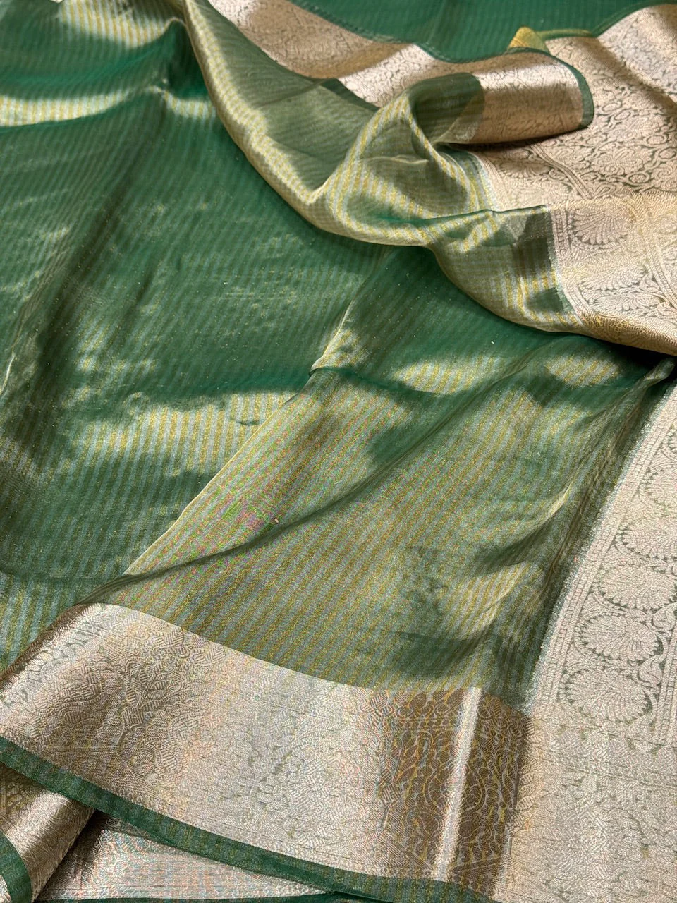 Pure Tissue Saree - Image 4