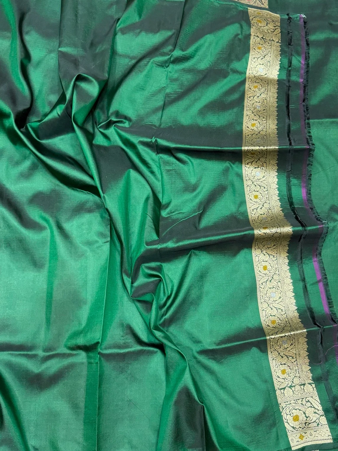 Banarasi Minakari Pure Katan Silk Saree - Image 6