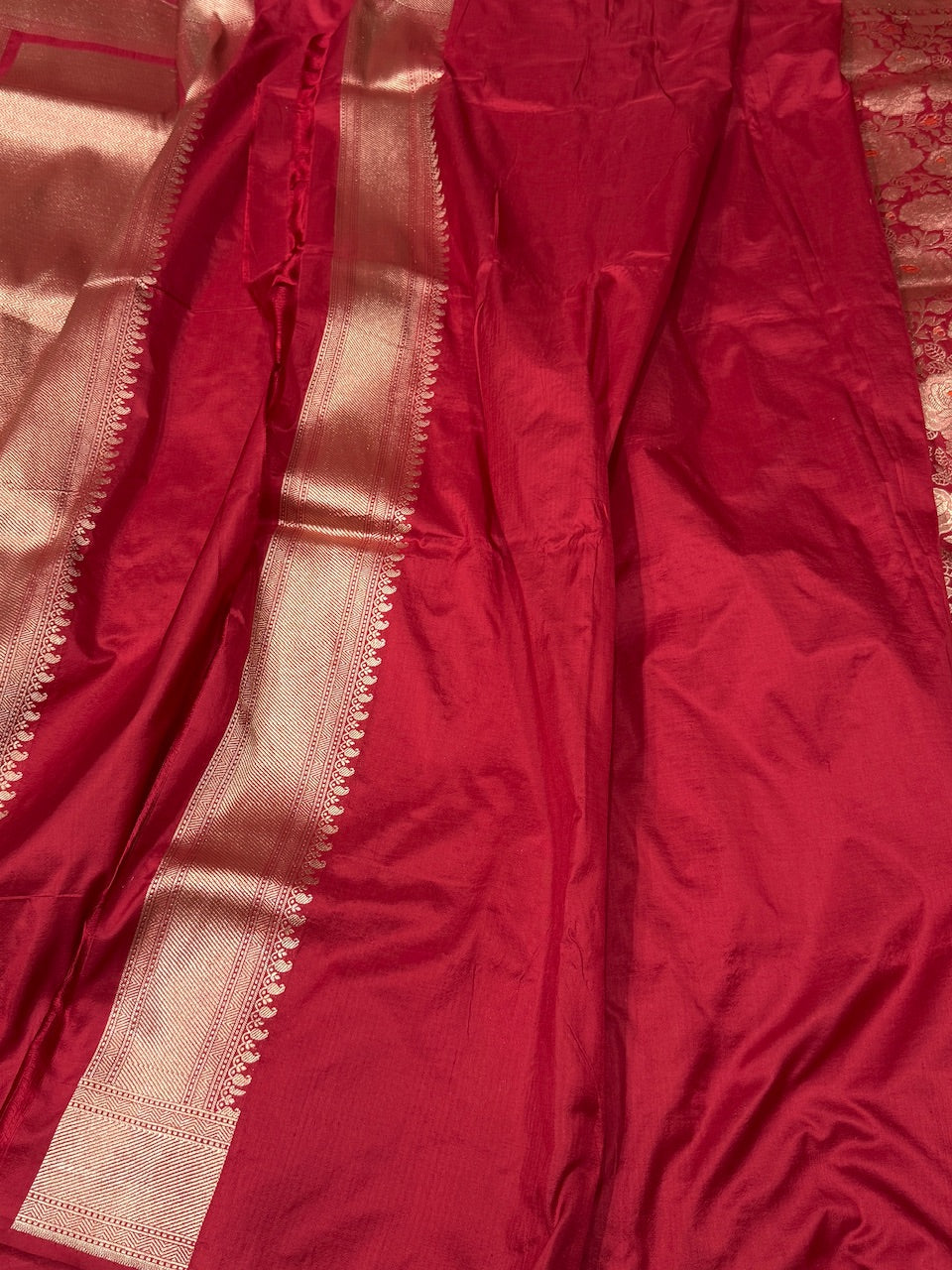 Banarasi Minakari Pure Katan Silk Brocade Saree – Rich Traditional Brocade Weave - Image 8