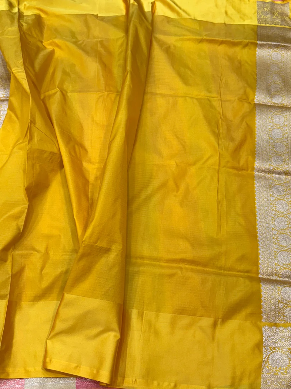 Multicolour Banarasi Pure Katan Silk Saree - Image 19