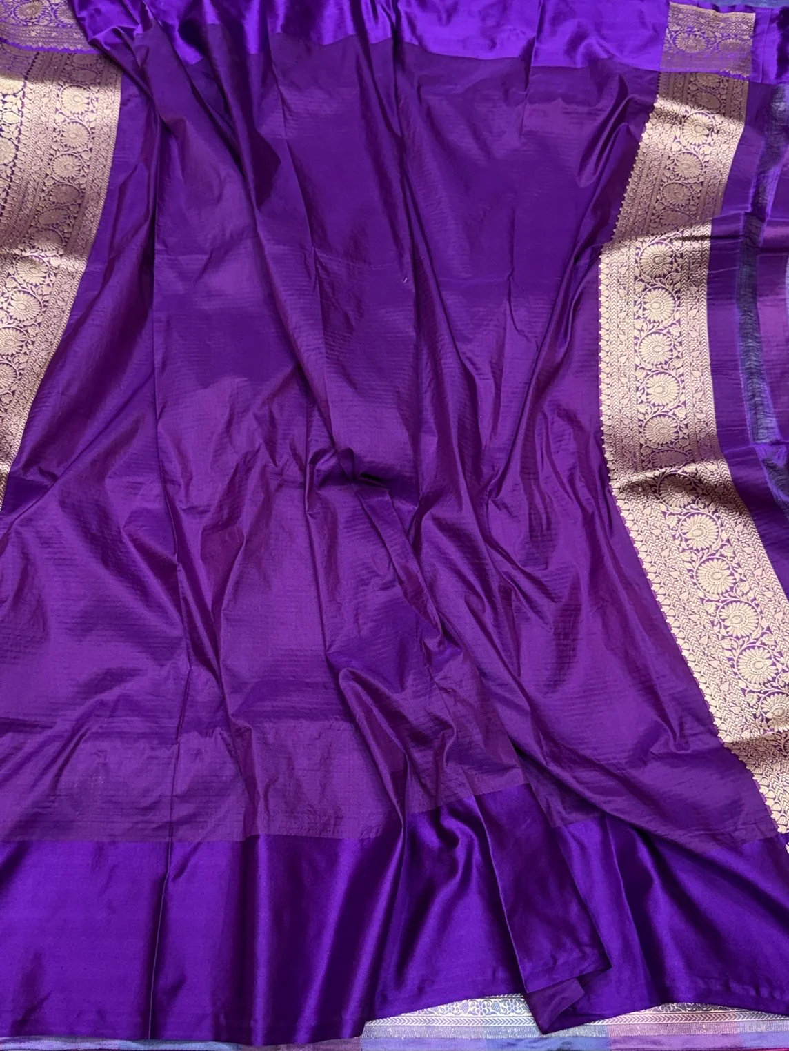 Multicolour Banarasi Pure Katan Silk Saree - Image 5