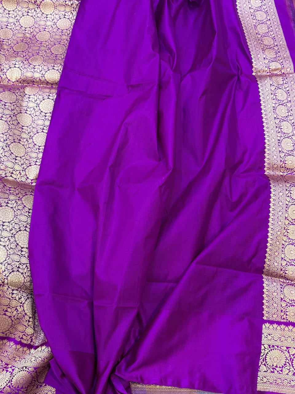 Multicolour Banarasi Pure Katan Silk Saree - Image 7