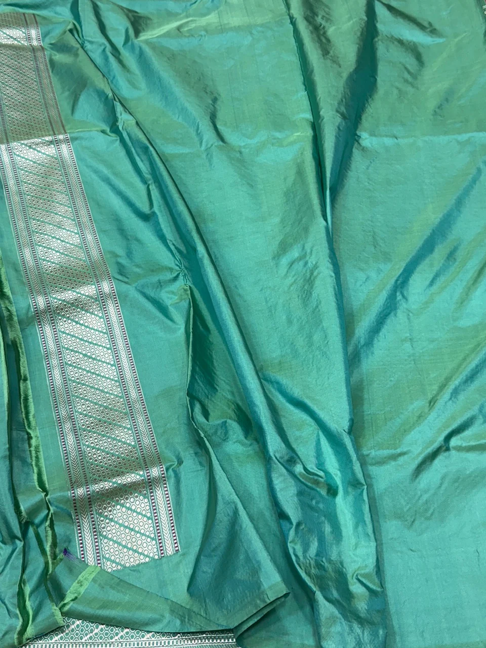 Handwoven Banarasi Pure Silk Saree - Image 3