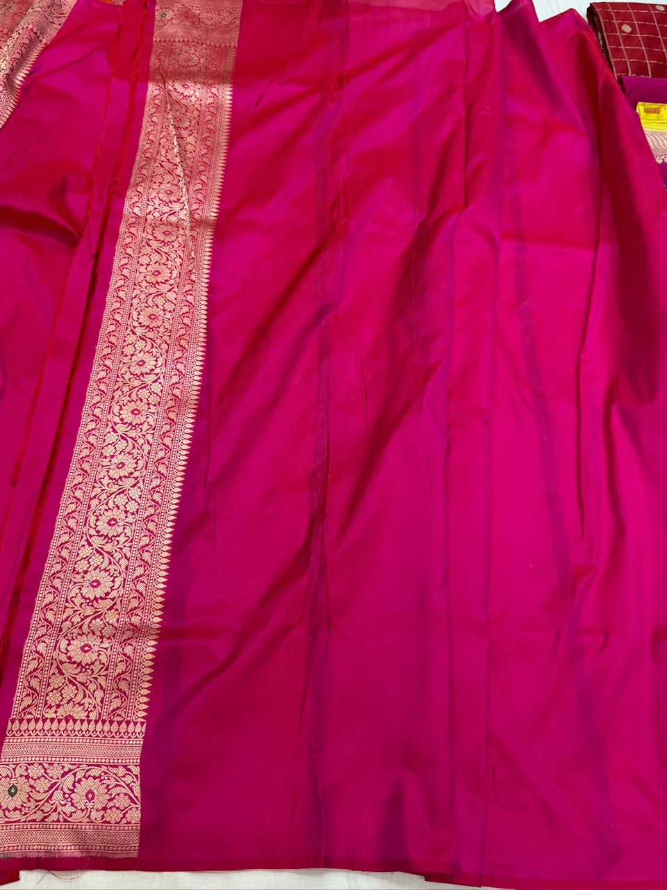 Banarasi Minakari Pure Katan Silk Brocade Saree – Rich Traditional Brocade Weave - Image 4