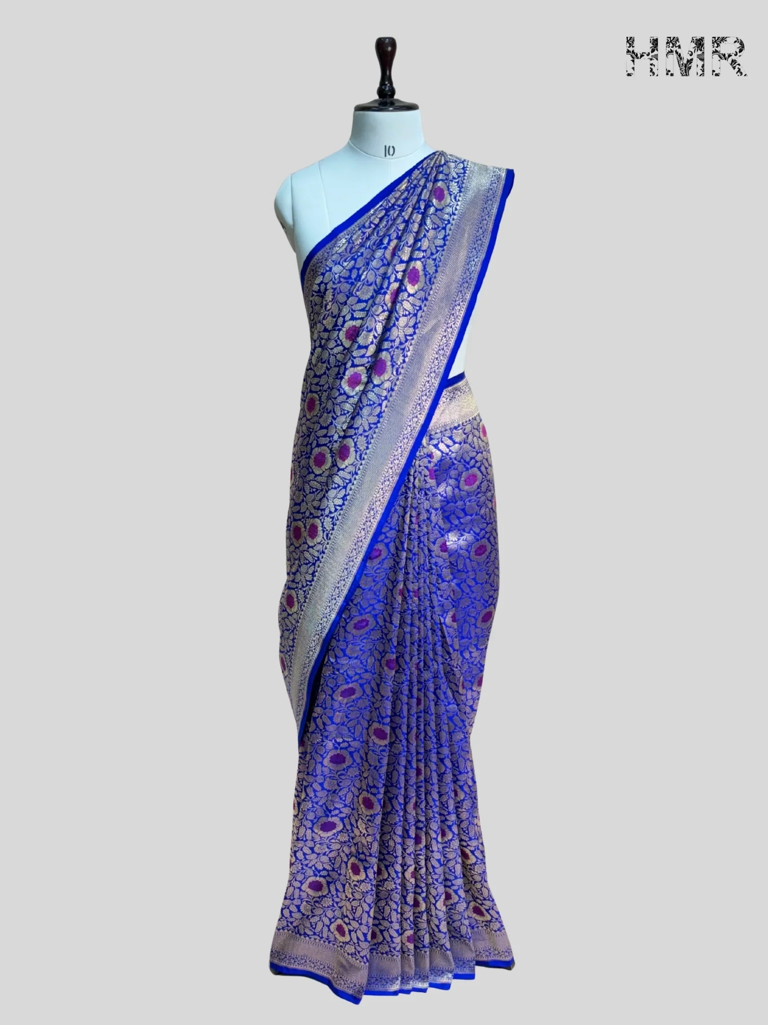 Banarasi Minakari Pure Katan Silk Brocade Saree – Rich Traditional Brocade Weave - Image 4