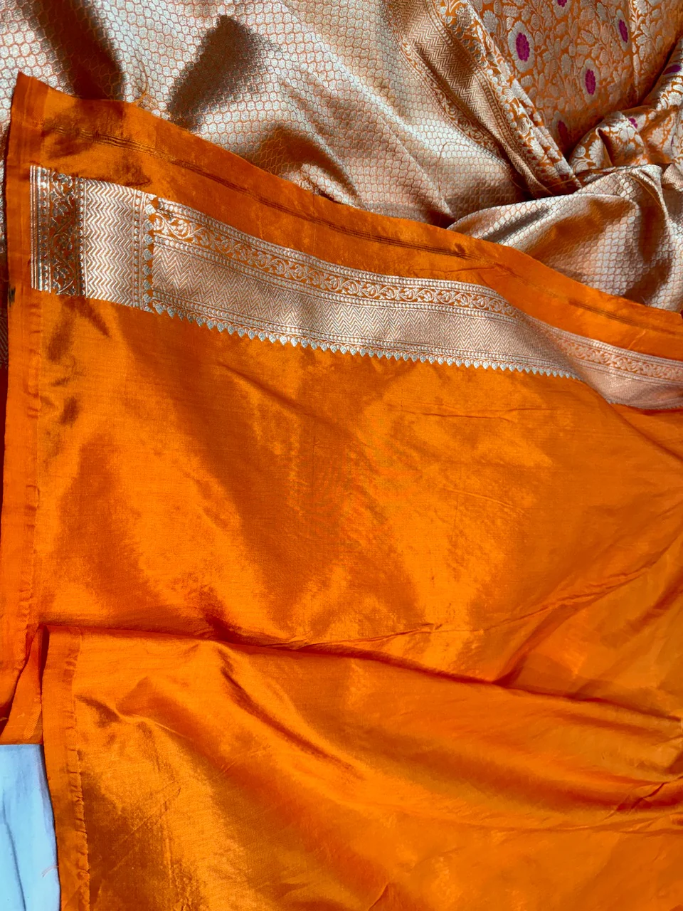 Banarasi Minakari Pure Katan Silk Brocade Saree – Rich Traditional Brocade Weave - Image 7