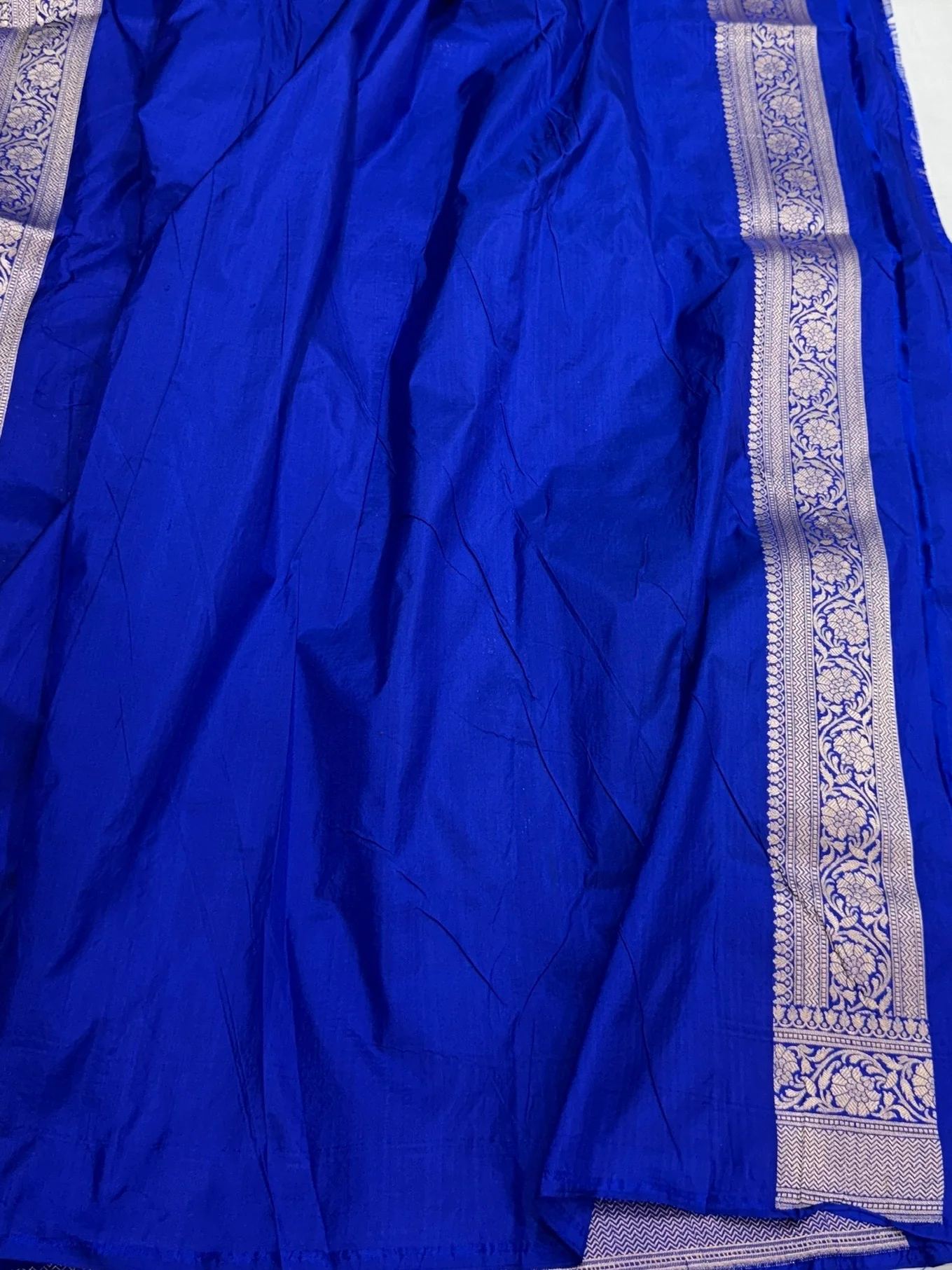 Banarasi Pure Katan Silk Saree | Pure Silk | Cutwork Technique | Banarasi Katan Silk Saree - Image 11
