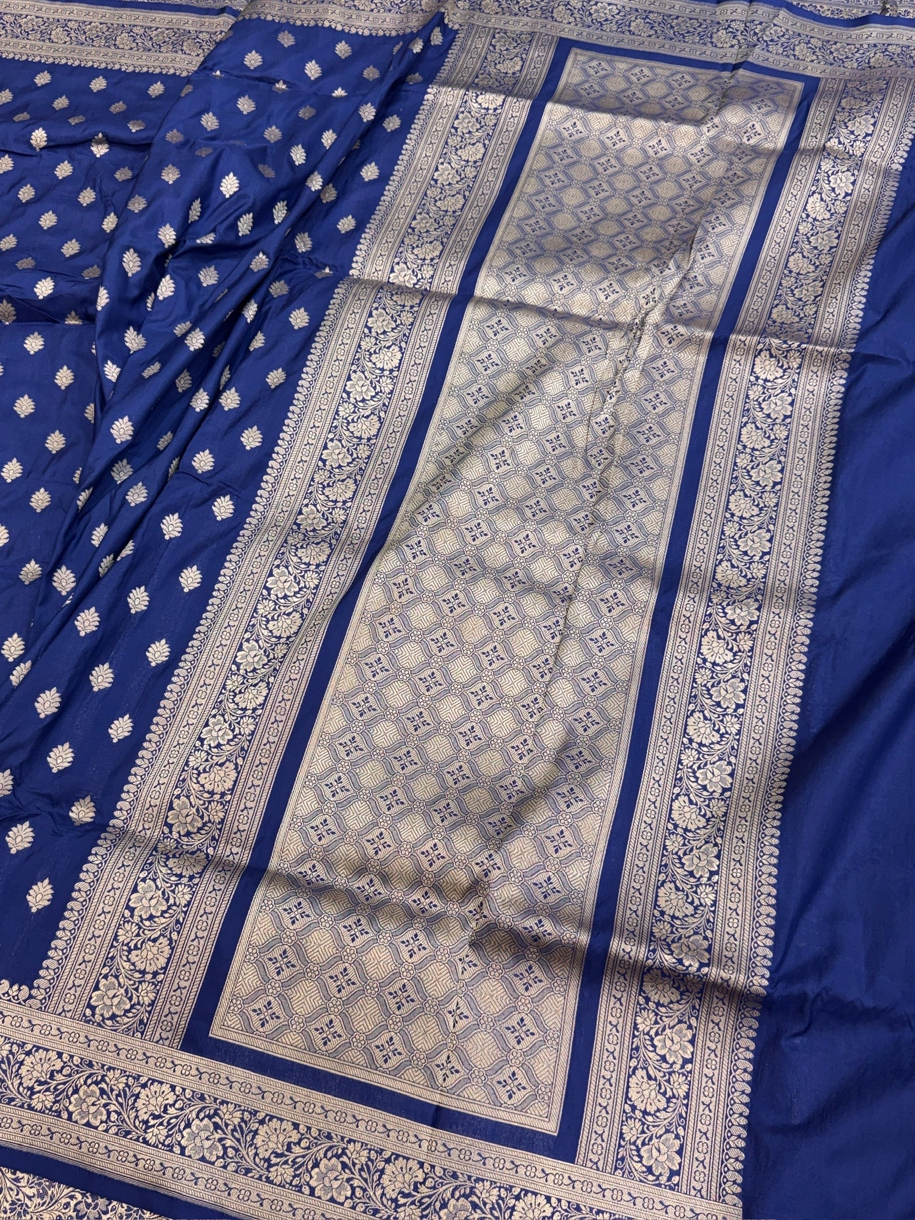 Banarasi Pure Katan Silk Saree | Pure Silk | Cutwork Technique | Banarasi Katan Silk Saree - Image 5