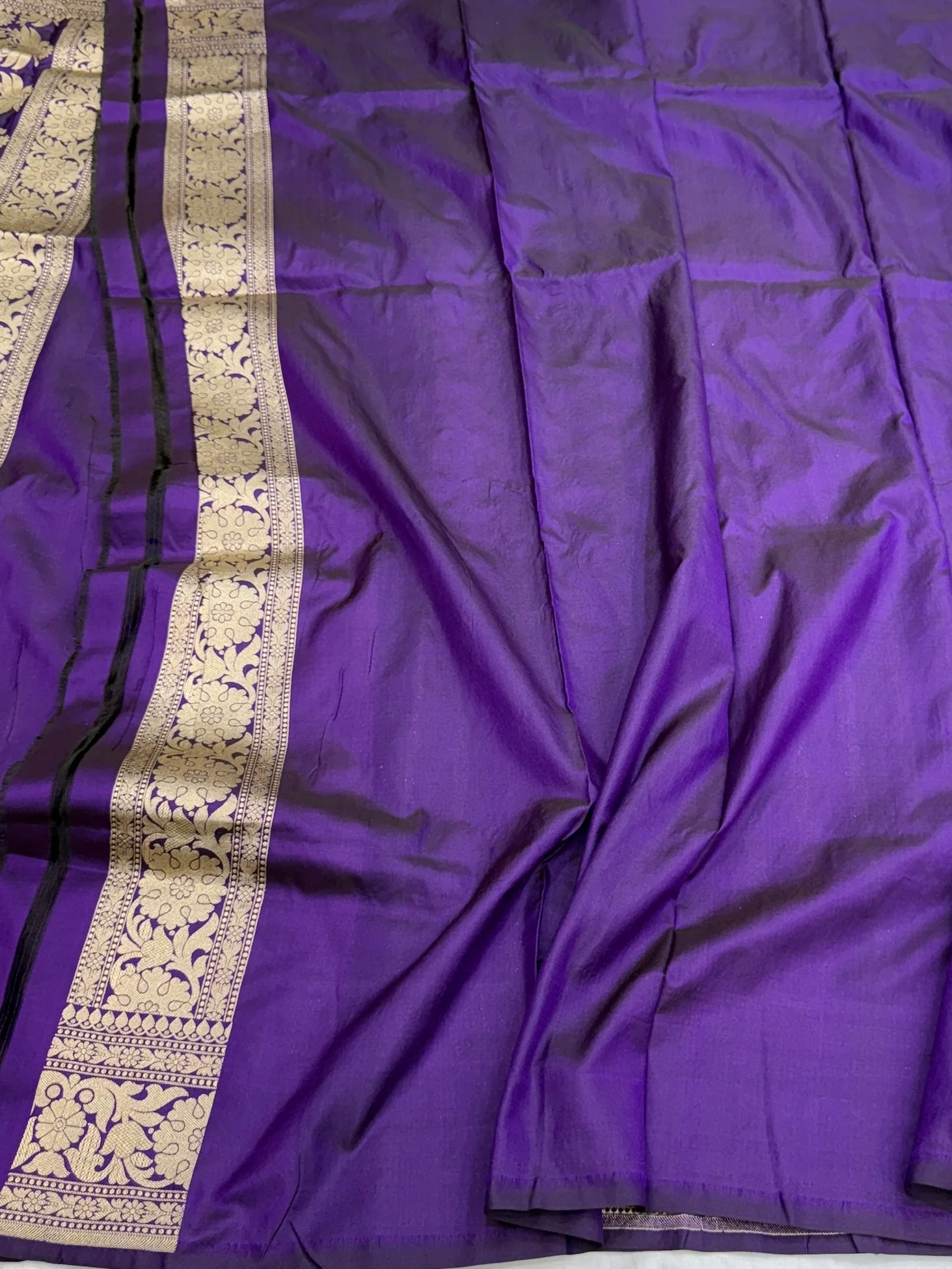 Banarasi Pure Katan Silk Saree | Pure Silk | Cutwork Technique | Banarasi Katan Silk Saree - Image 19
