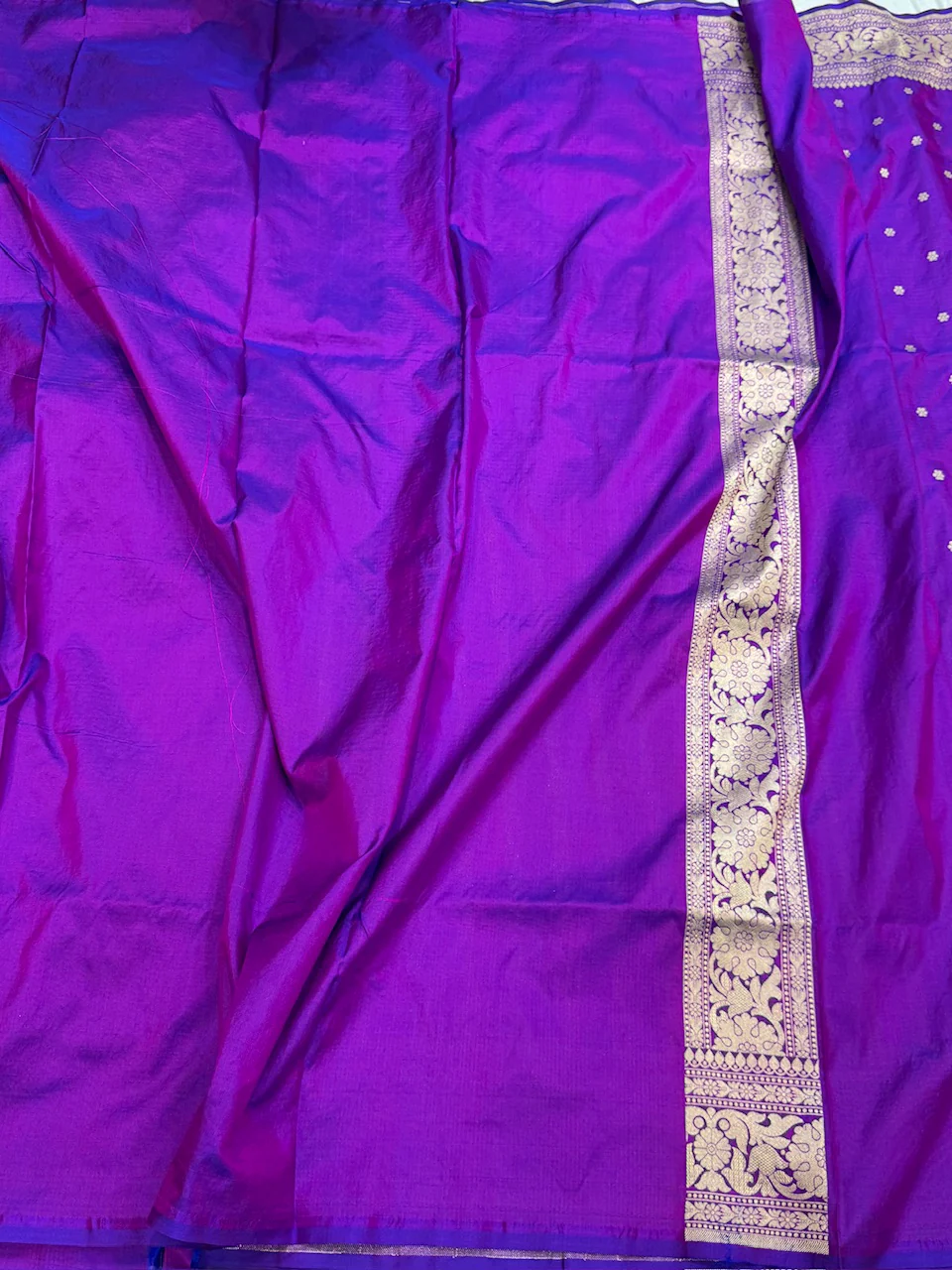 Banarasi Pure Katan Silk Saree | Pure Silk | Cutwork Technique | Banarasi Katan Silk Saree - Image 6