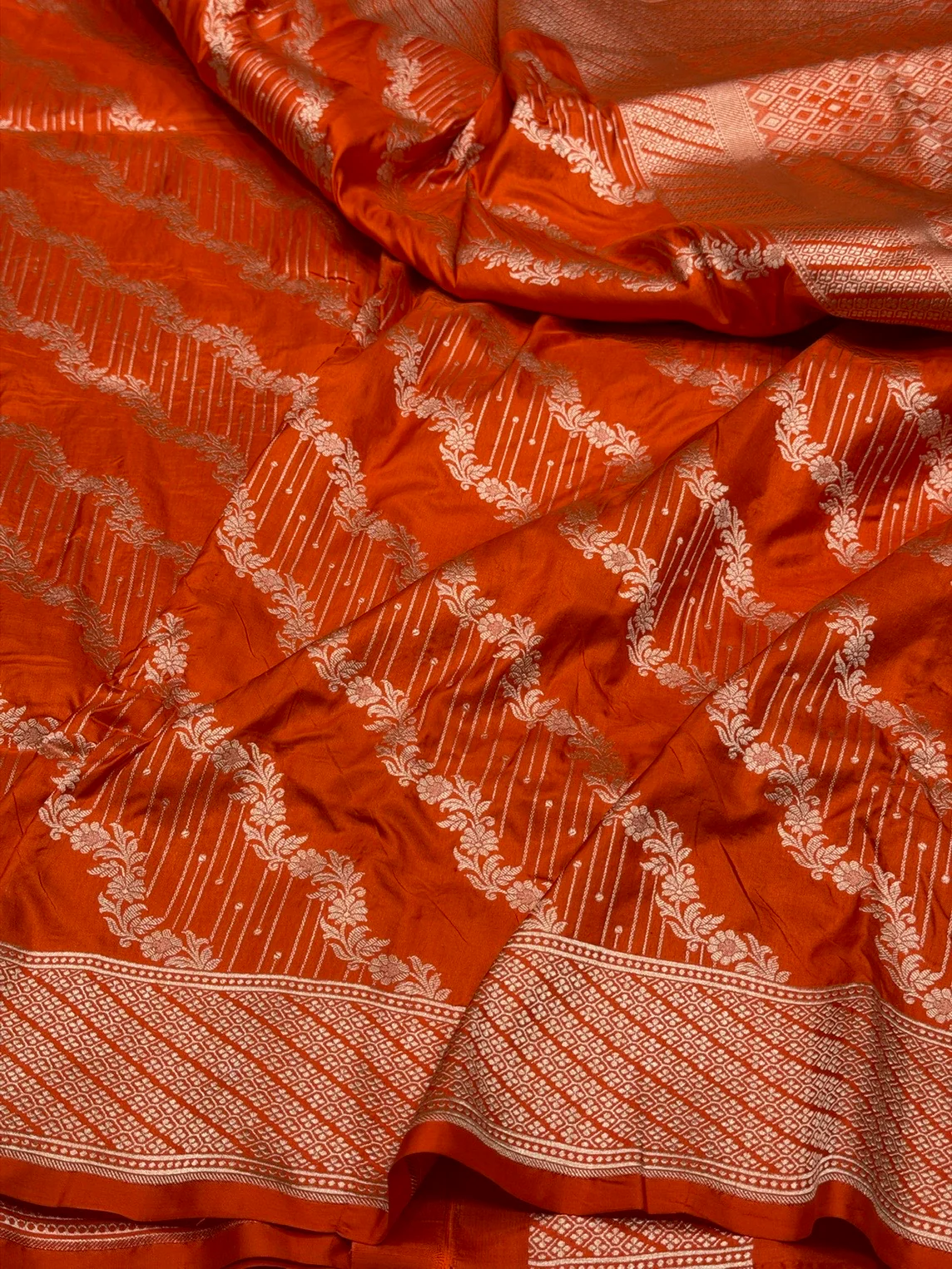 Banarasi Pure Katan Silk Saree | Pure Silk | Cutwork Technique | Banarasi Katan Silk Saree