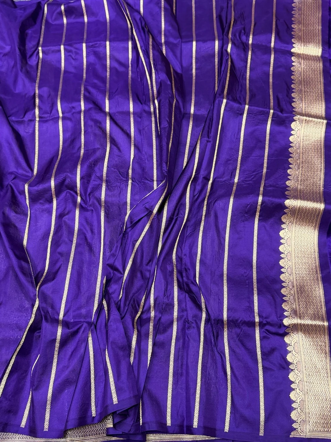 Banarasi Pure Katan Silk Saree | Pure Silk | Cutwork Technique | Banarasi Katan Silk Saree - Image 13