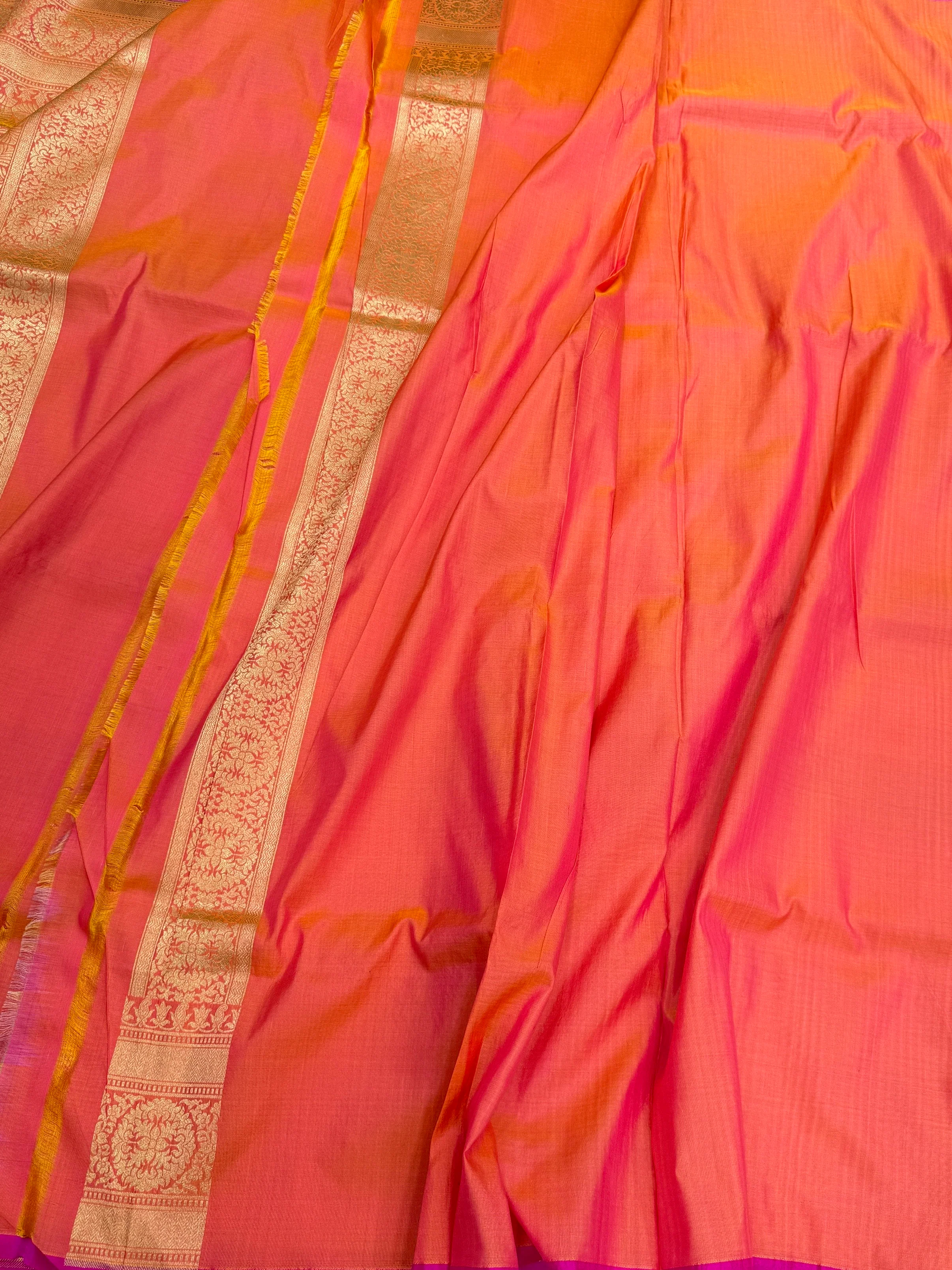 Banarasi Pure Silk Brocade Saree | 100% Pure Katan Silk with Minakari Work - Image 6