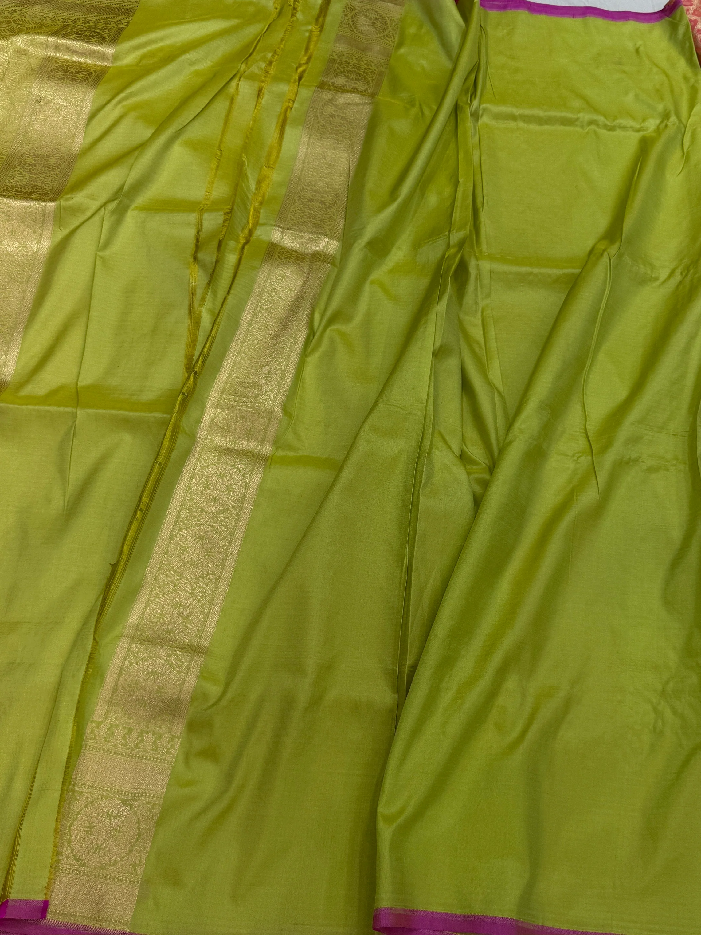 Banarasi Pure Silk Brocade Saree | 100% Pure Katan Silk with Minakari Work - Image 8
