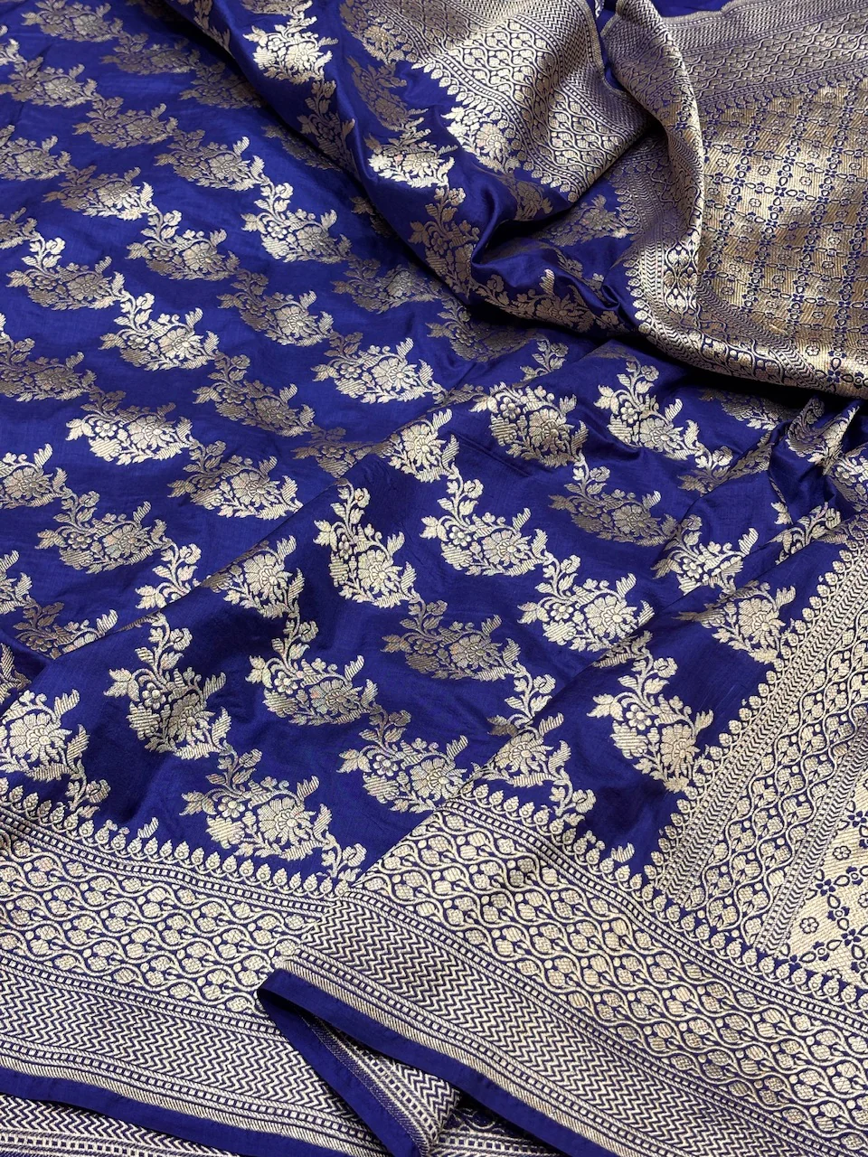 Banarasi Pure Katan Silk Saree | Pure Silk | Cutwork Technique | Banarasi Katan Silk Saree