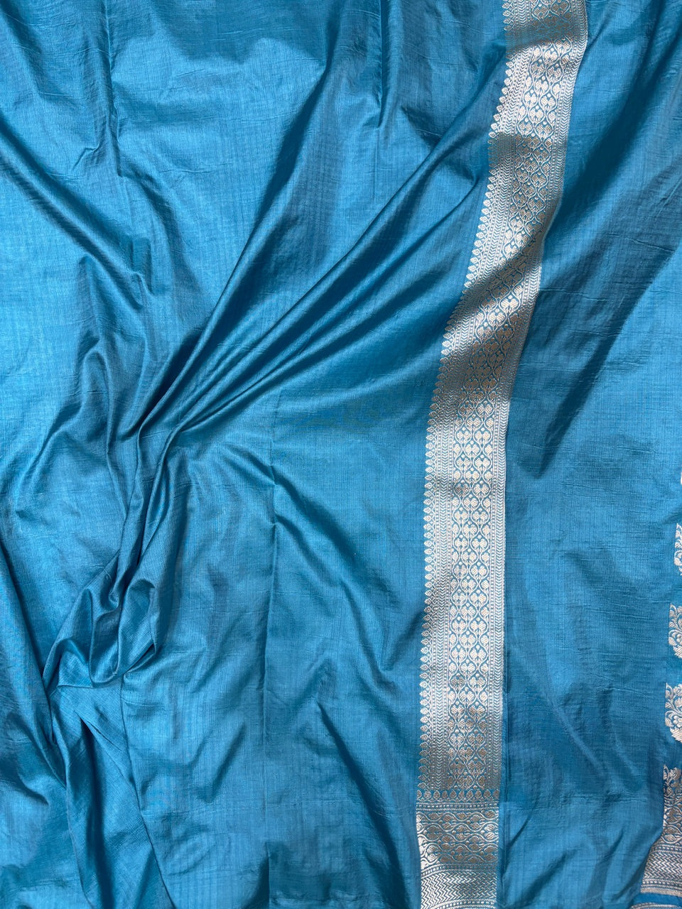 Banarasi Pure Katan Silk Saree | Pure Silk | Cutwork Technique | Banarasi Katan Silk Saree - Image 8