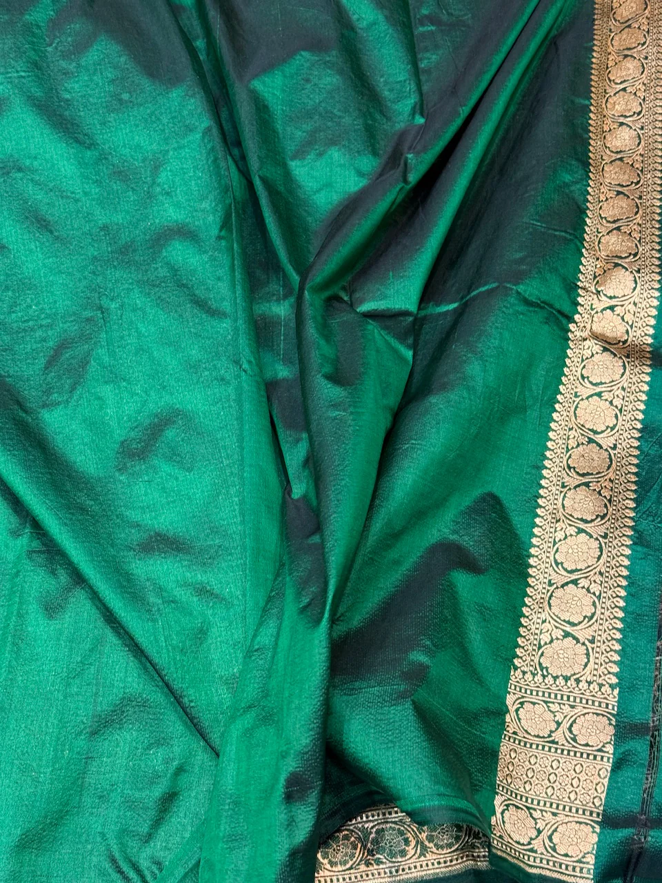 Banarasi Pure Katan Silk Saree | Pure Silk | Cutwork Technique | Banarasi Katan Silk Saree - Image 2